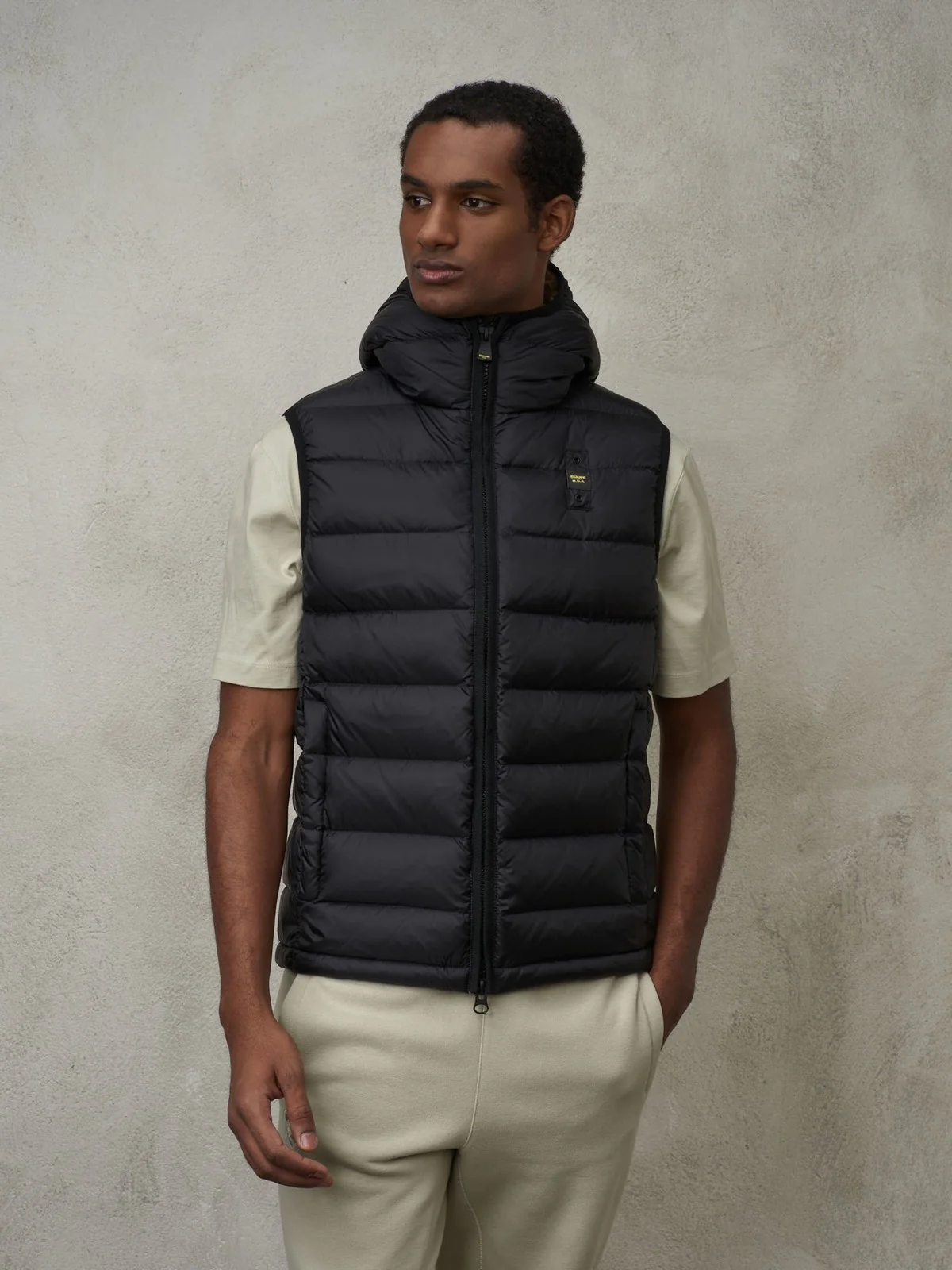 BLAUER Gilet Uomo 23WBLUX03081 006047 999TT Nero - Image 2