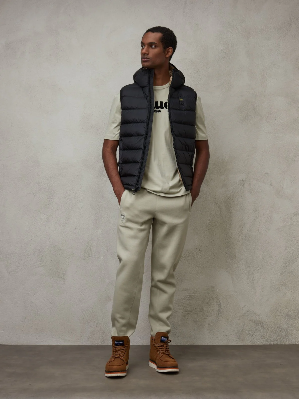 BLAUER Gilet Uomo 23WBLUX03081 006047 999TT Nero - Image 5