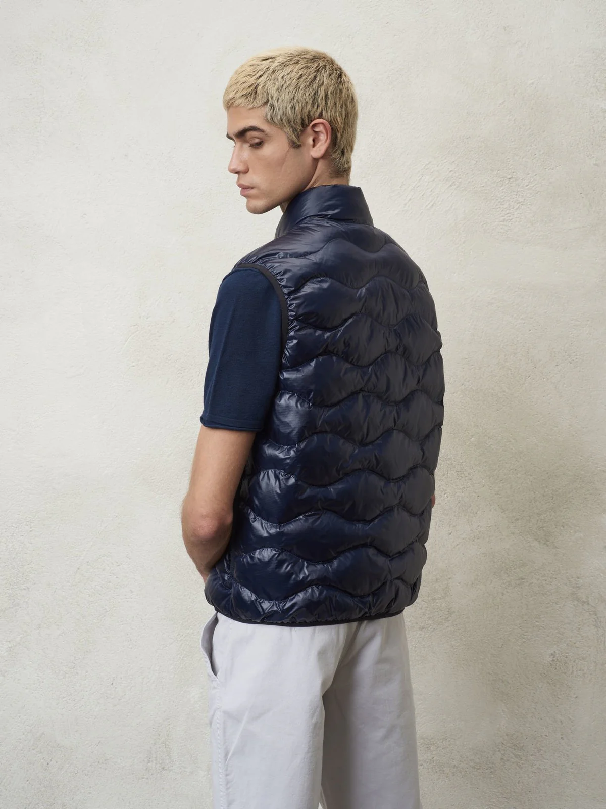 BLAUER Gilet Uomo 24SBLUX02058 005958 888 Blu - Image 4