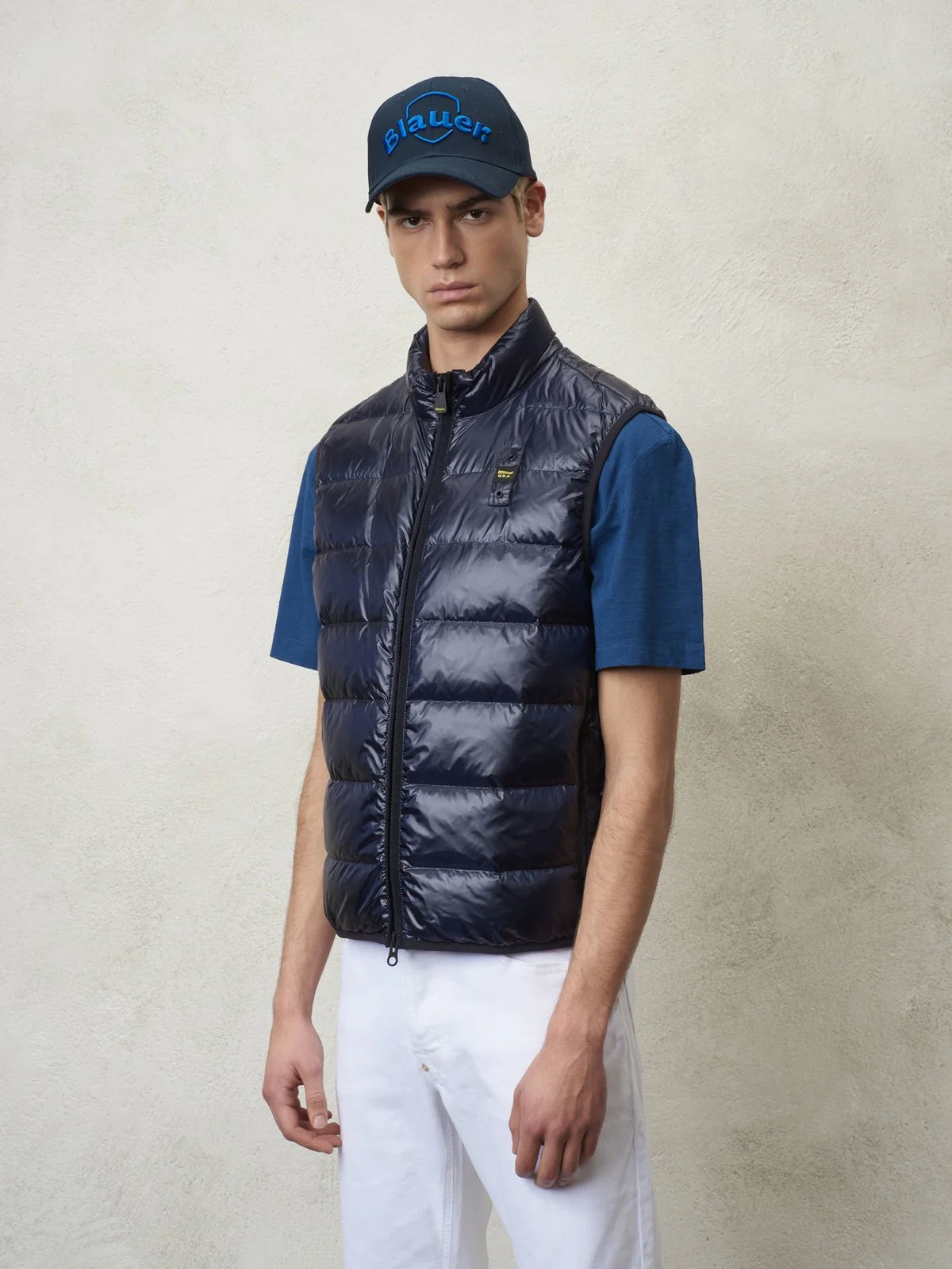 BLAUER Gilet Uomo  24SBLUX03054 006719 888 Blu - Image 2