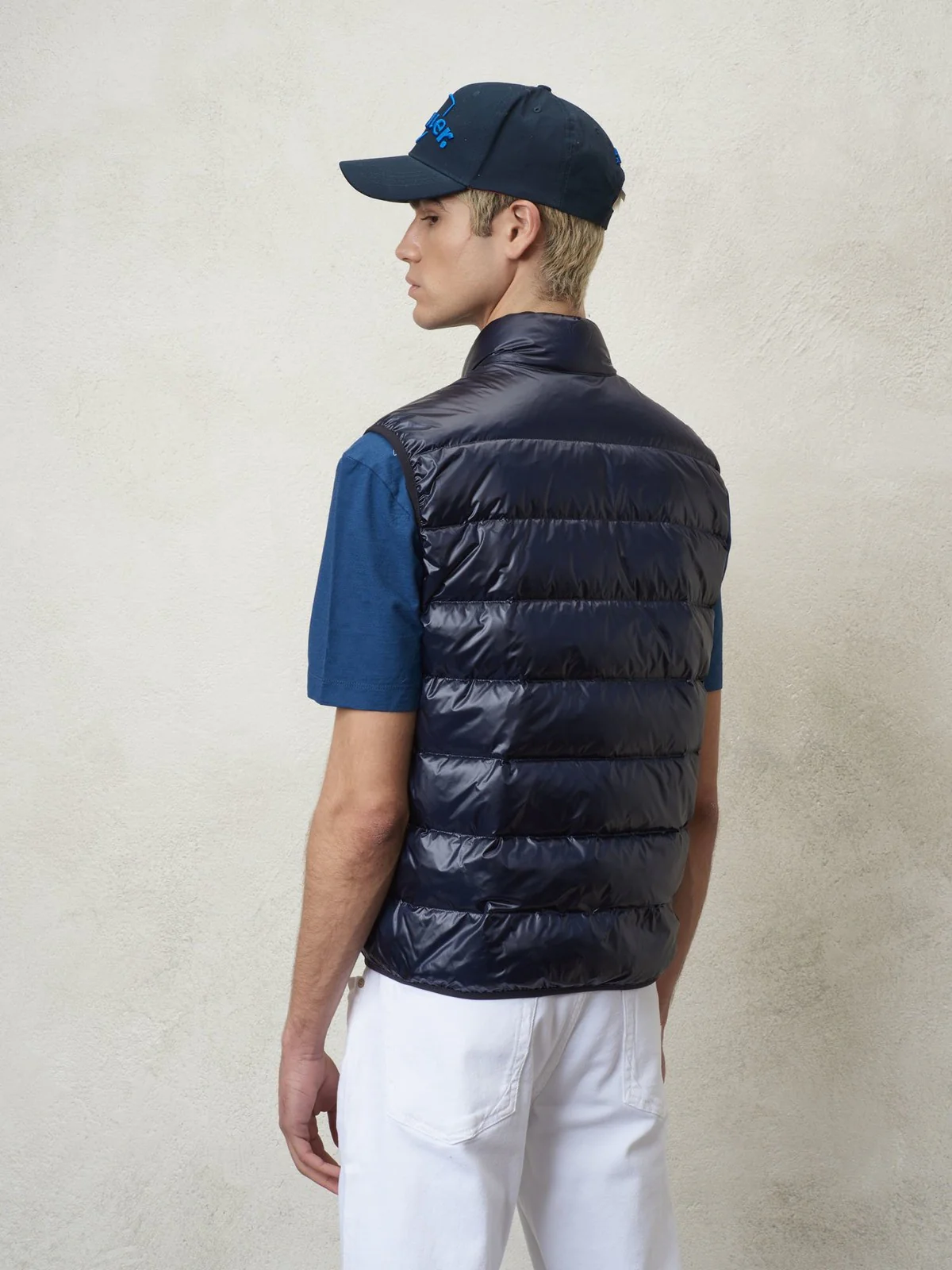 BLAUER Gilet Uomo  24SBLUX03054 006719 888 Blu - Image 3