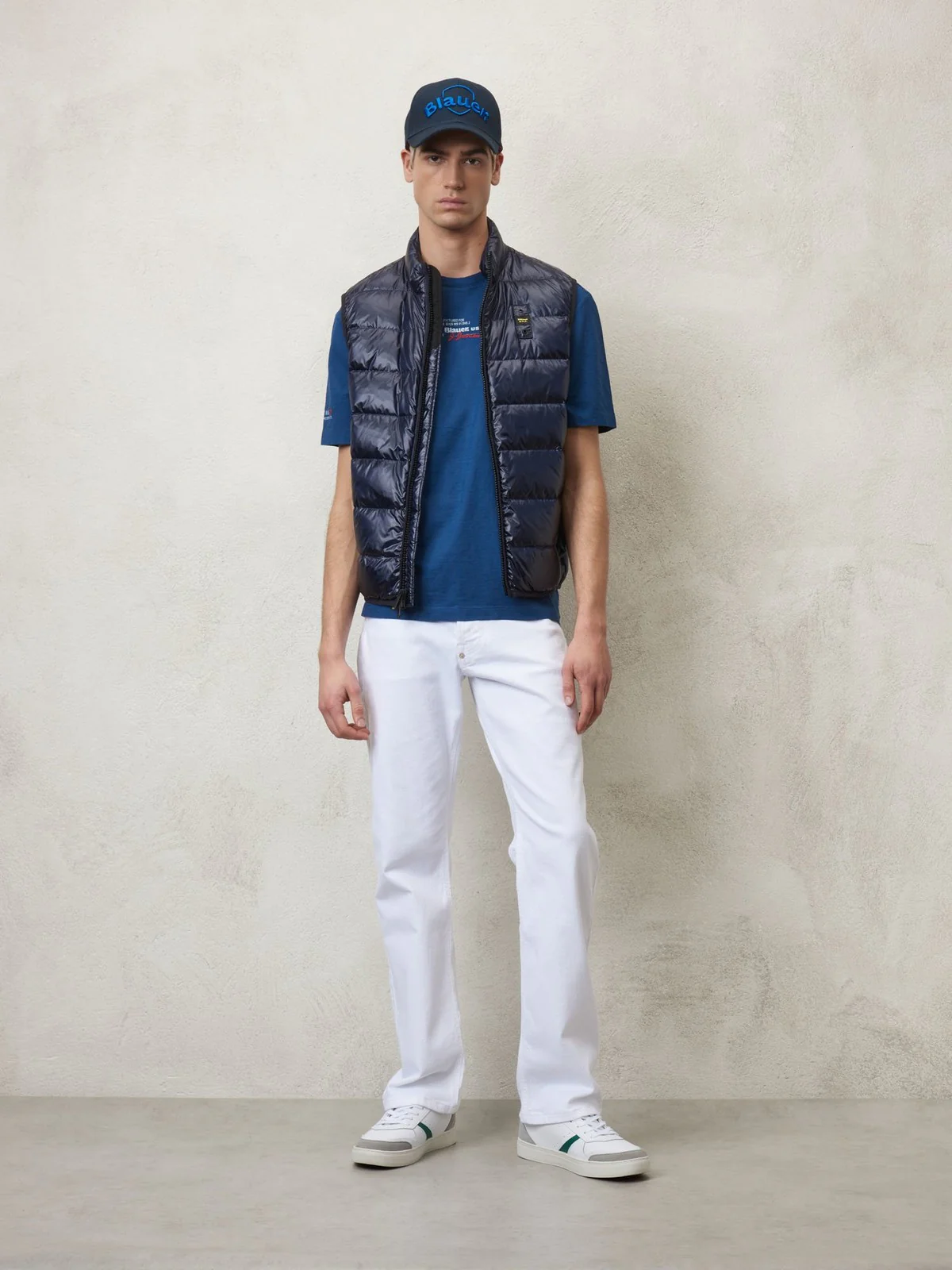 BLAUER Gilet Uomo  24SBLUX03054 006719 888 Blu - Image 4