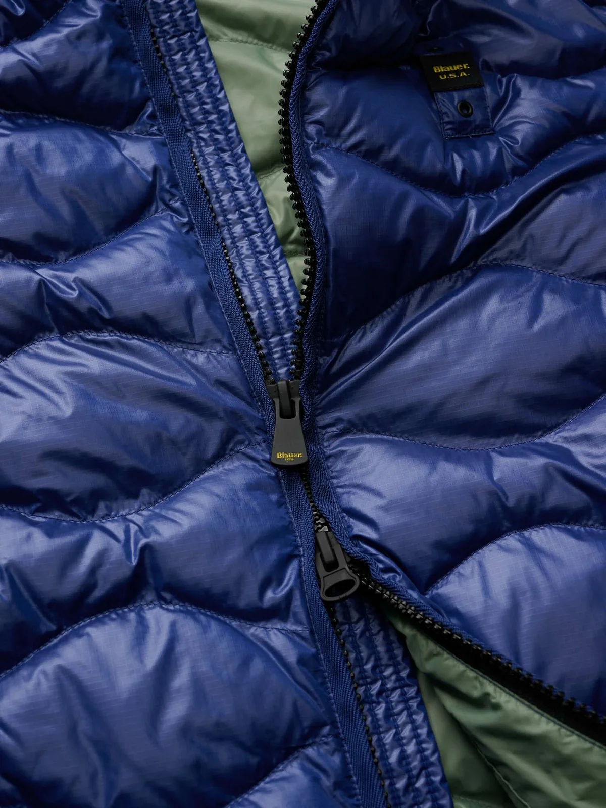 BLAUER Gilet Uomo DANNY 26SBLUX02184 005958 888RF BLU interno GREEN 60F - Image 2