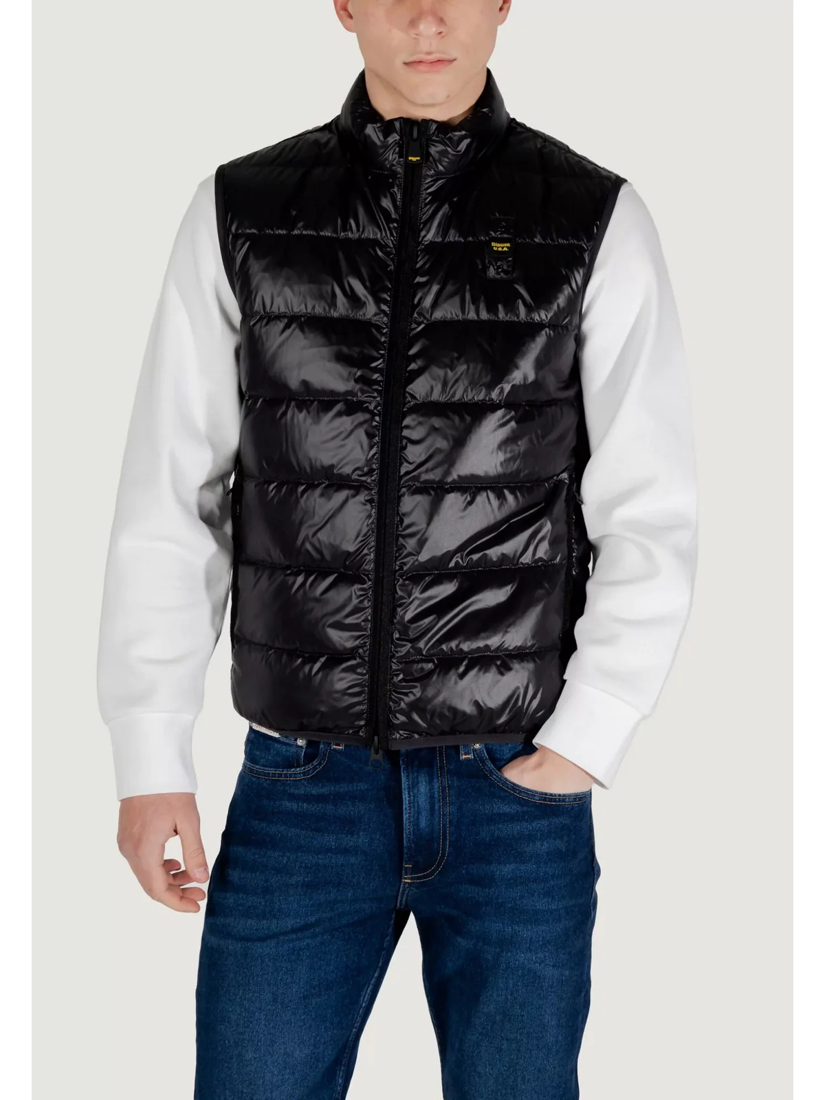 BLAUER Gilet Uomo RAWSON 25SBLUX03226 006719 999 NERO - Image 6