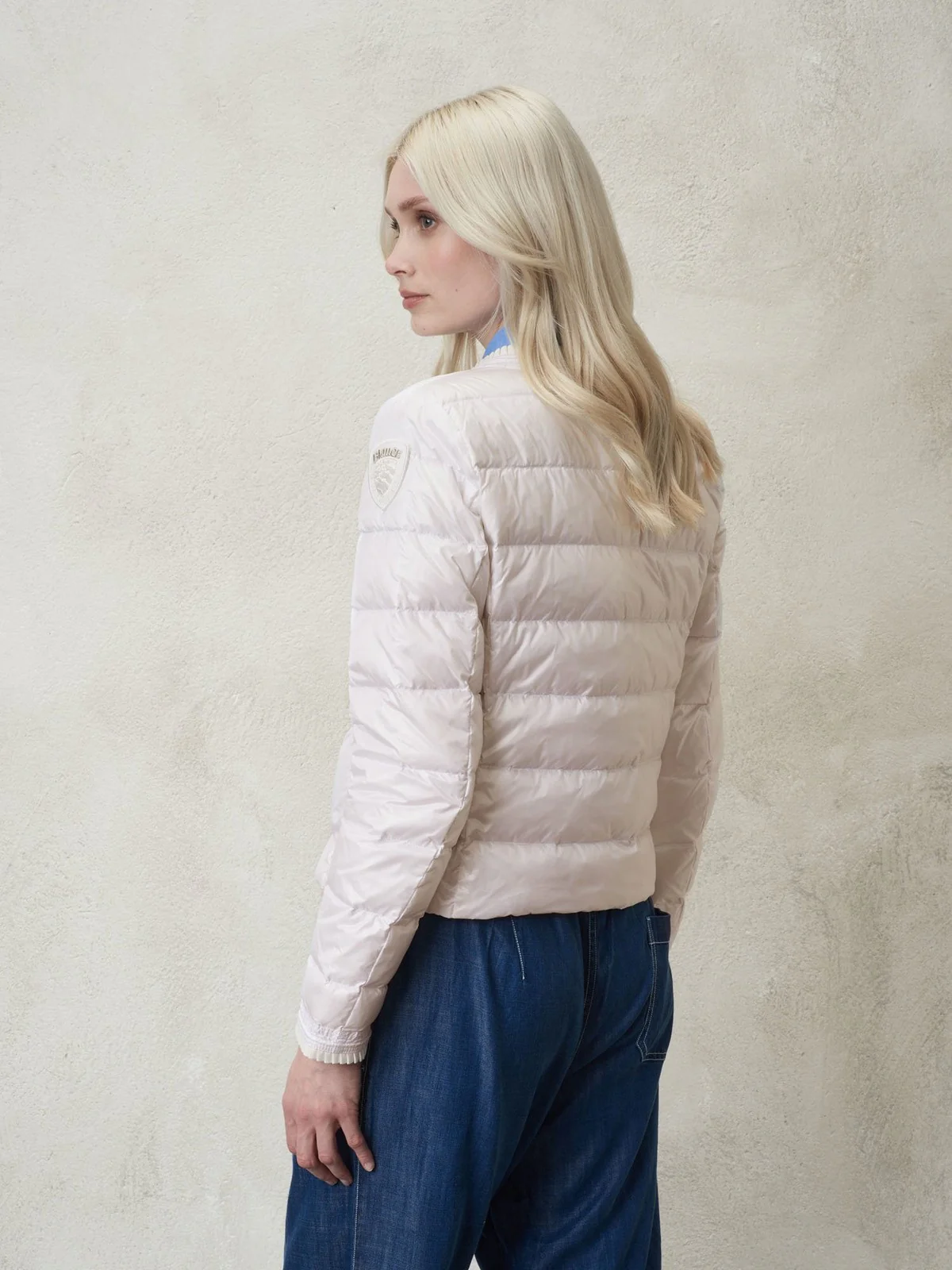 BLAUER Giubbino Donna  24SBLDC03053 005050 100 Bianco - Image 4