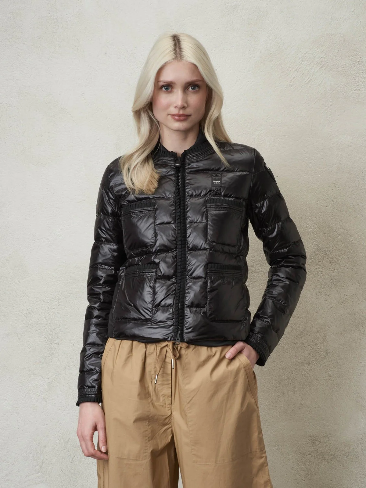 BLAUER Giubbino Donna 24SBLDC03053 005050 999 Nero - Image 2