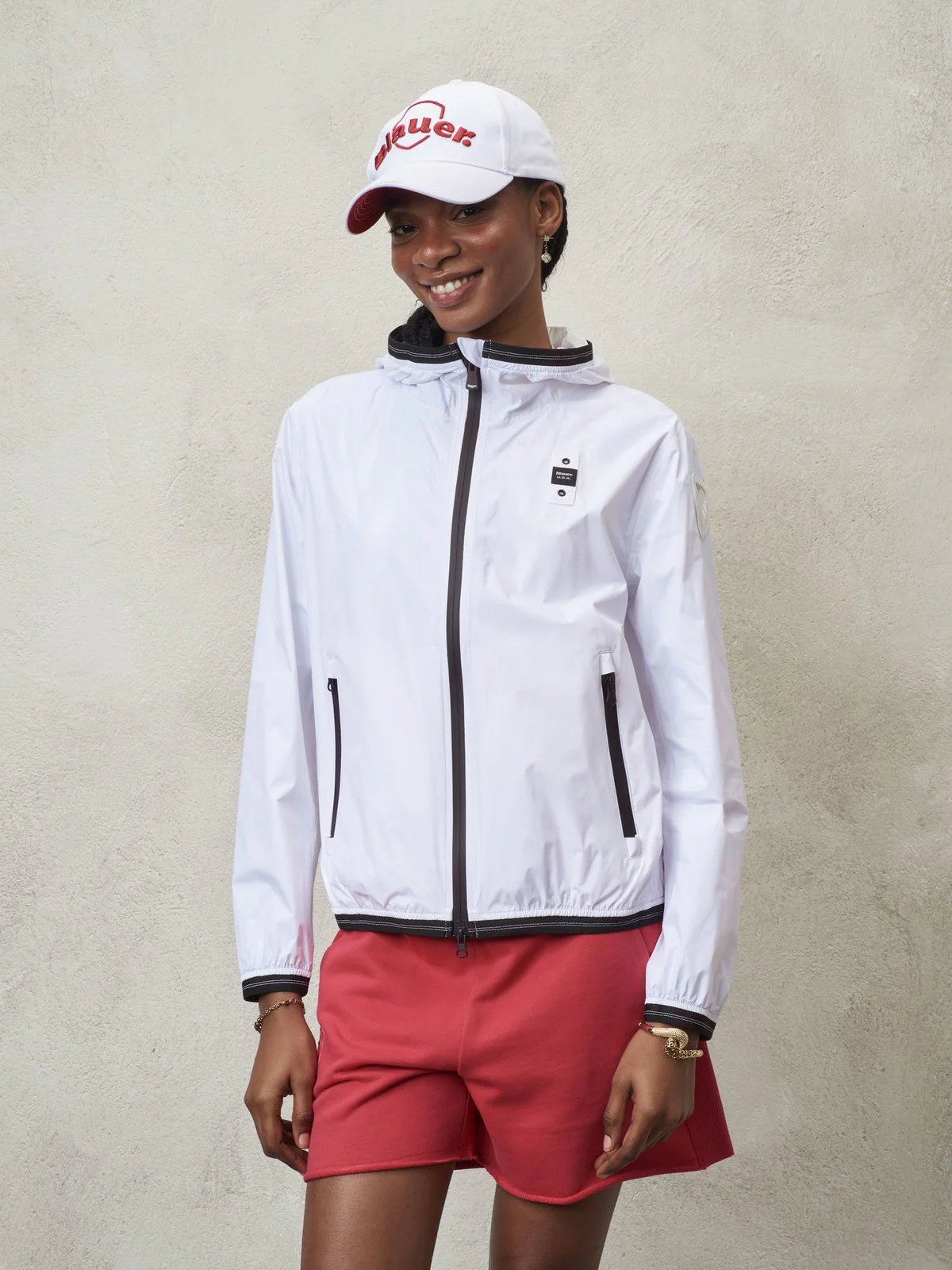 BLAUER Giubbino Donna  24SBLDC11048 006007 100 Bianco - Image 2