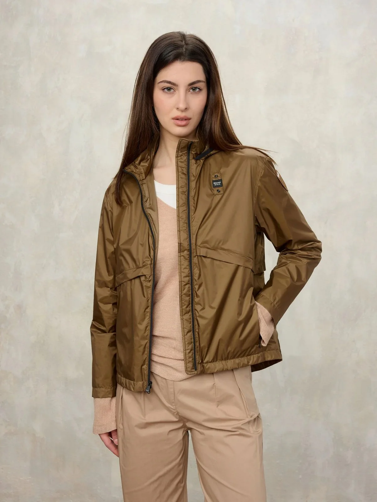 BLAUER Giubbino Donna JOINER 26SBLDC01262 007101 340 NOCCIOLA - Image 4