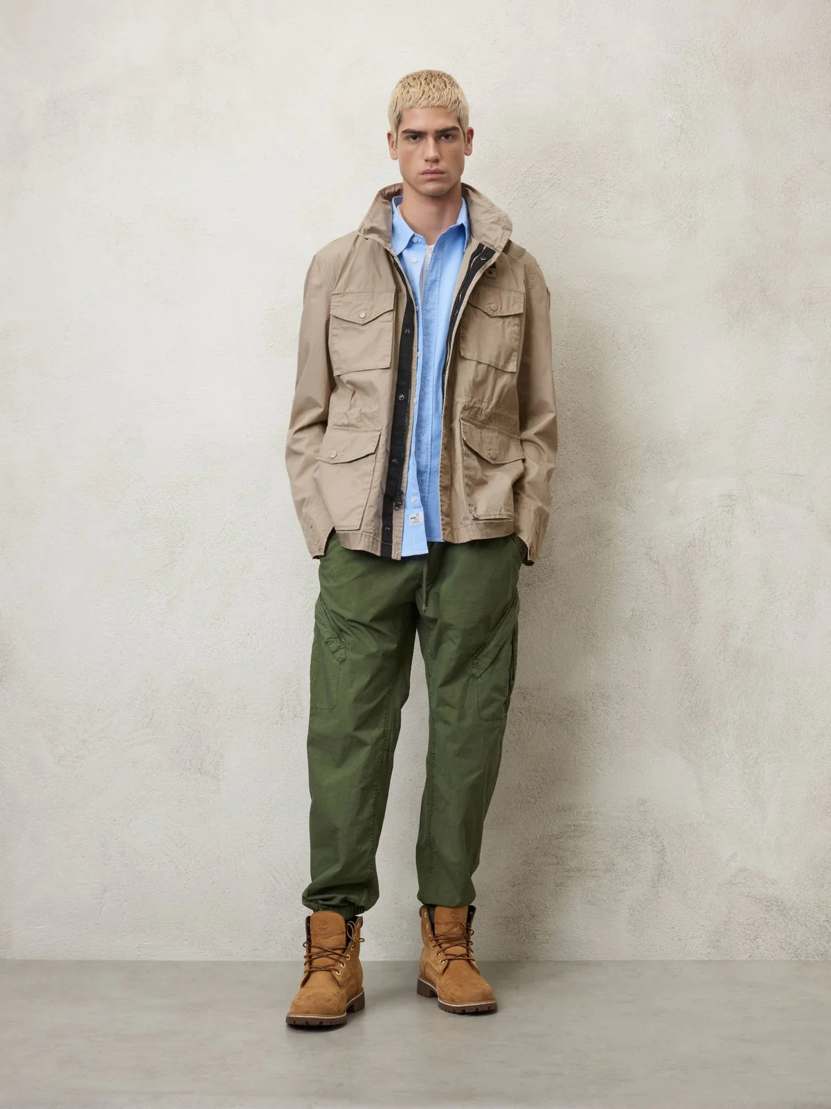 BLAUER Giubbino Uomo  24SBLUB04138 006854 285 Beige - Image 5