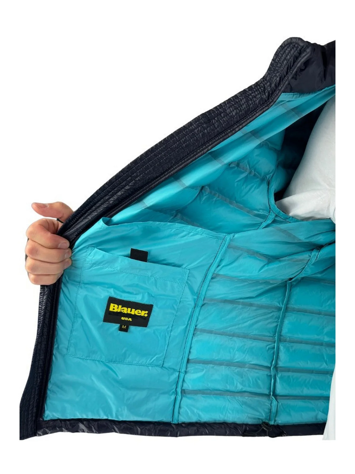 BLAUER Giubbino Uomo  24SBLUC02545 006100 888 Blu - Image 4