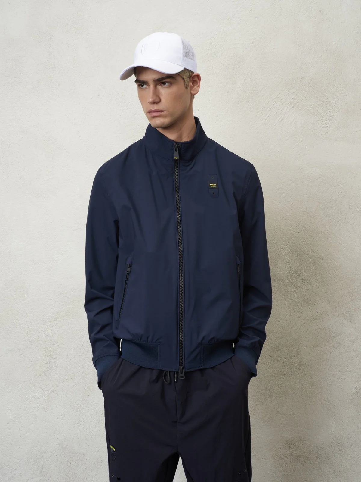 BLAUER Giubbino Uomo  24SBLUC11133 006787 888 Blu - Image 2