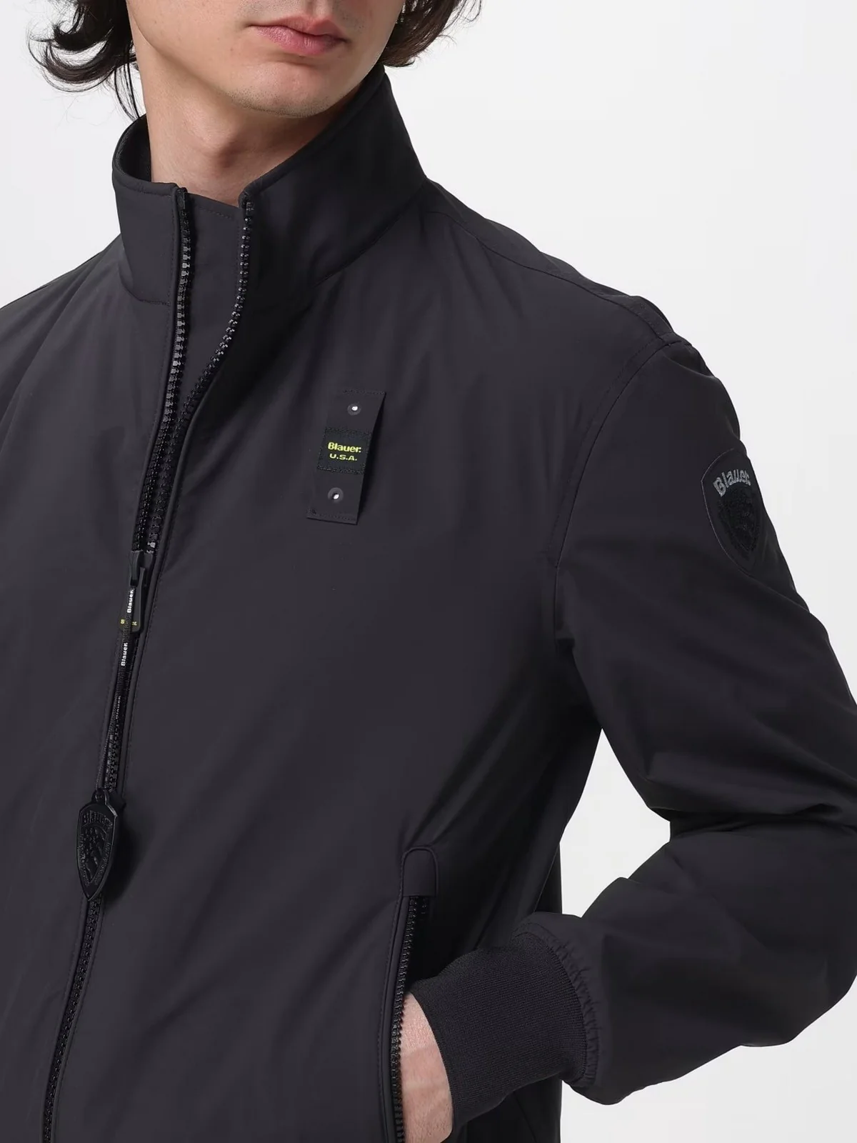 BLAUER Giubbino Uomo ANSON 26SBLUC11231 006787 999 Nero - Image 3