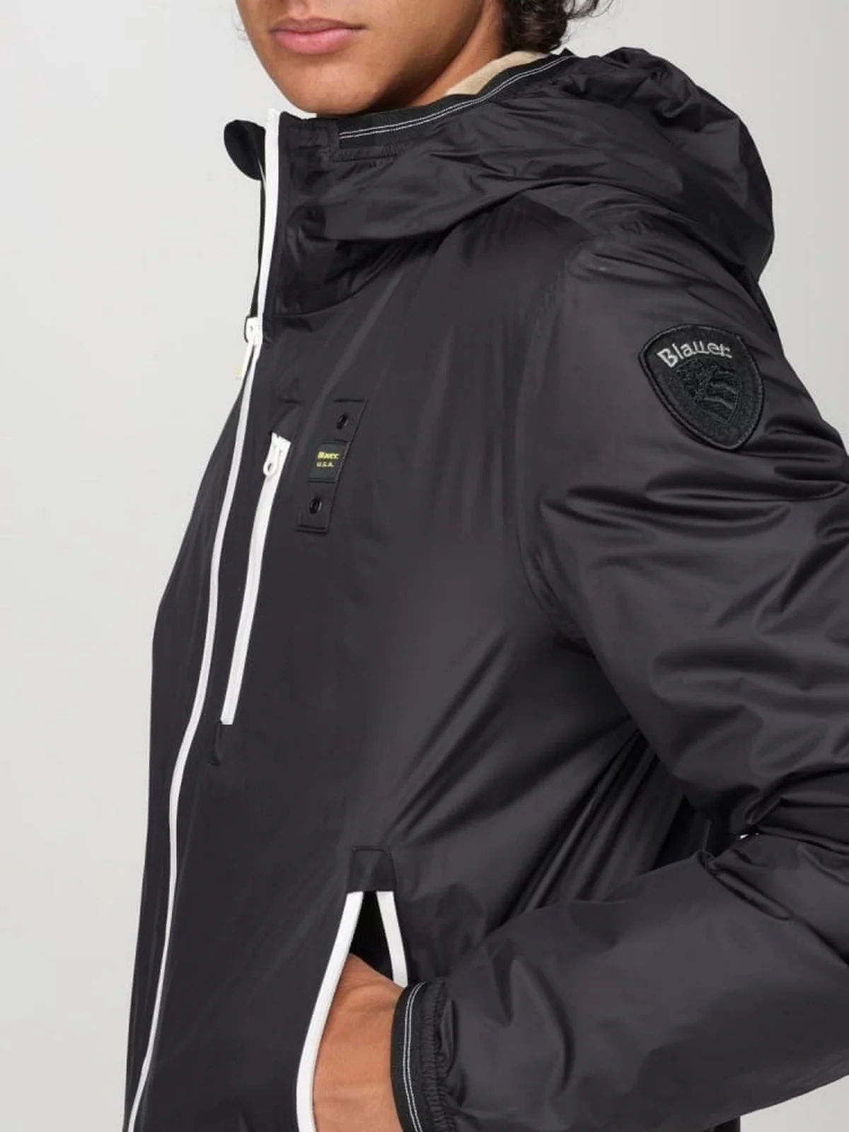 BLAUER Giubbino Uomo DEVON 24WBLUC11061 006007 999 Nero - Image 2