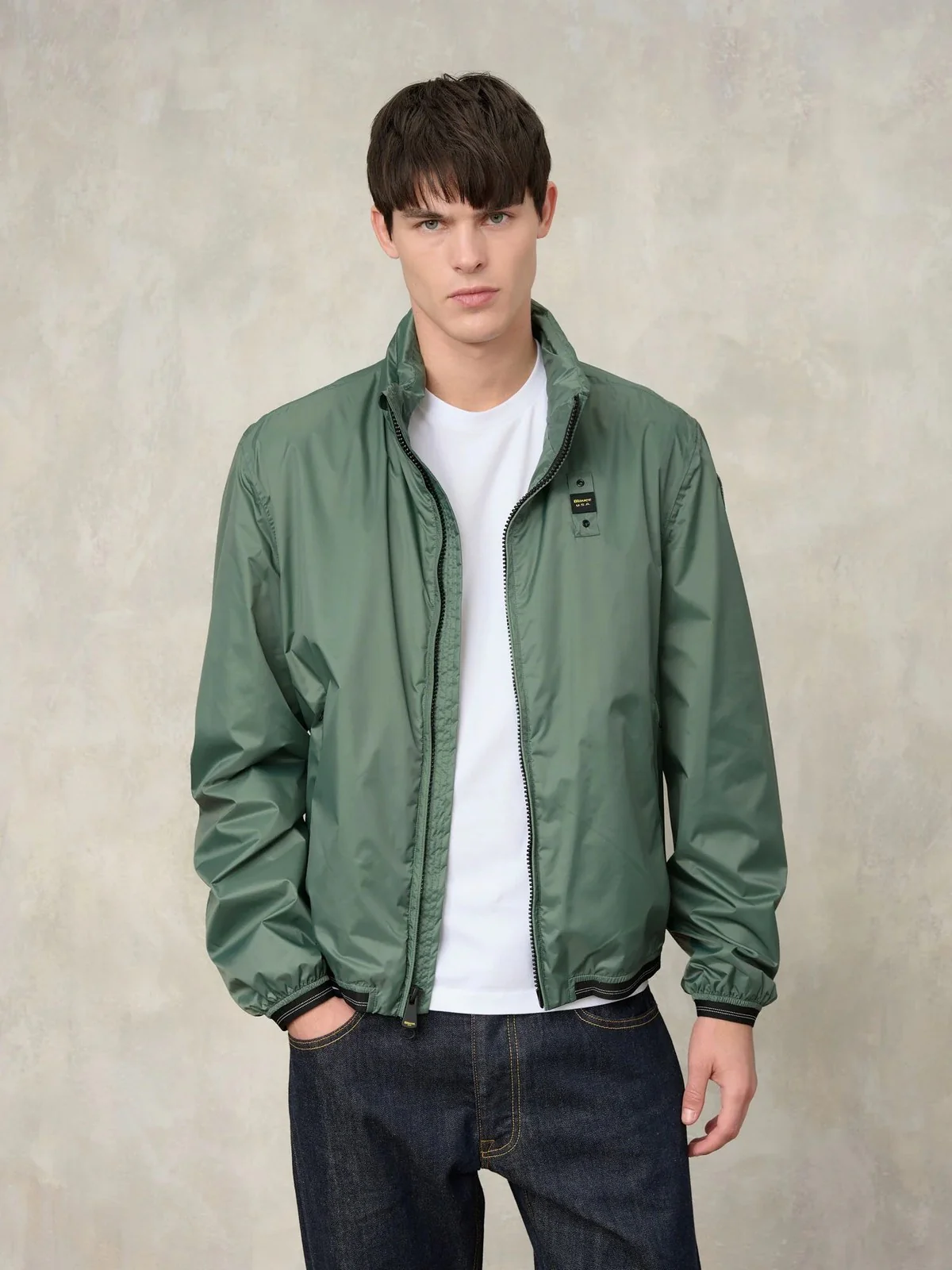 BLAUER Giubbino Uomo DIMOCK 26SBLUC11027 007462 60F GREEN 60F - Image 4