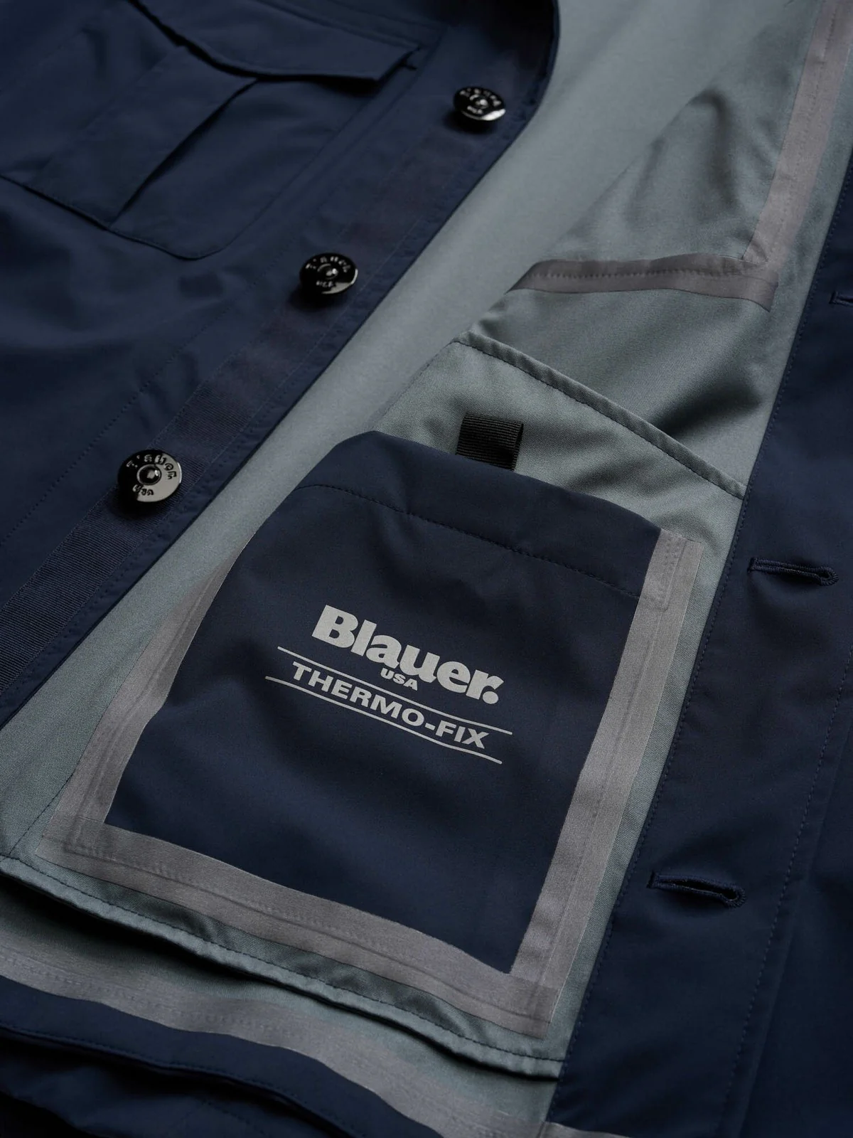 BLAUER Giubbino Uomo GORHAM 25SBLUC11569 006787 888 Blu - Image 5