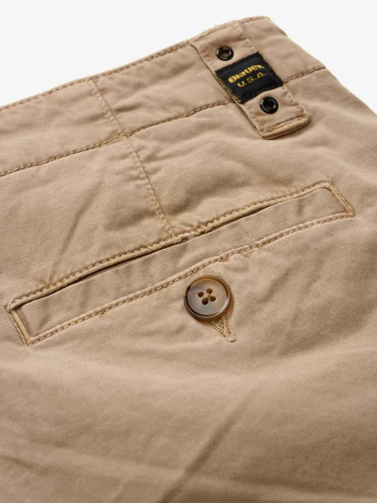 BLAUER Pantalone Uomo NEAL 99CBLUP04004 007493 327 BEIGE NATURALE - Image 4
