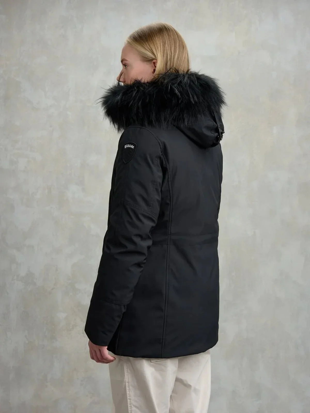 BLAUER parka Donna IRMA 25WBLDB03191 007294 999 Nero - Image 3