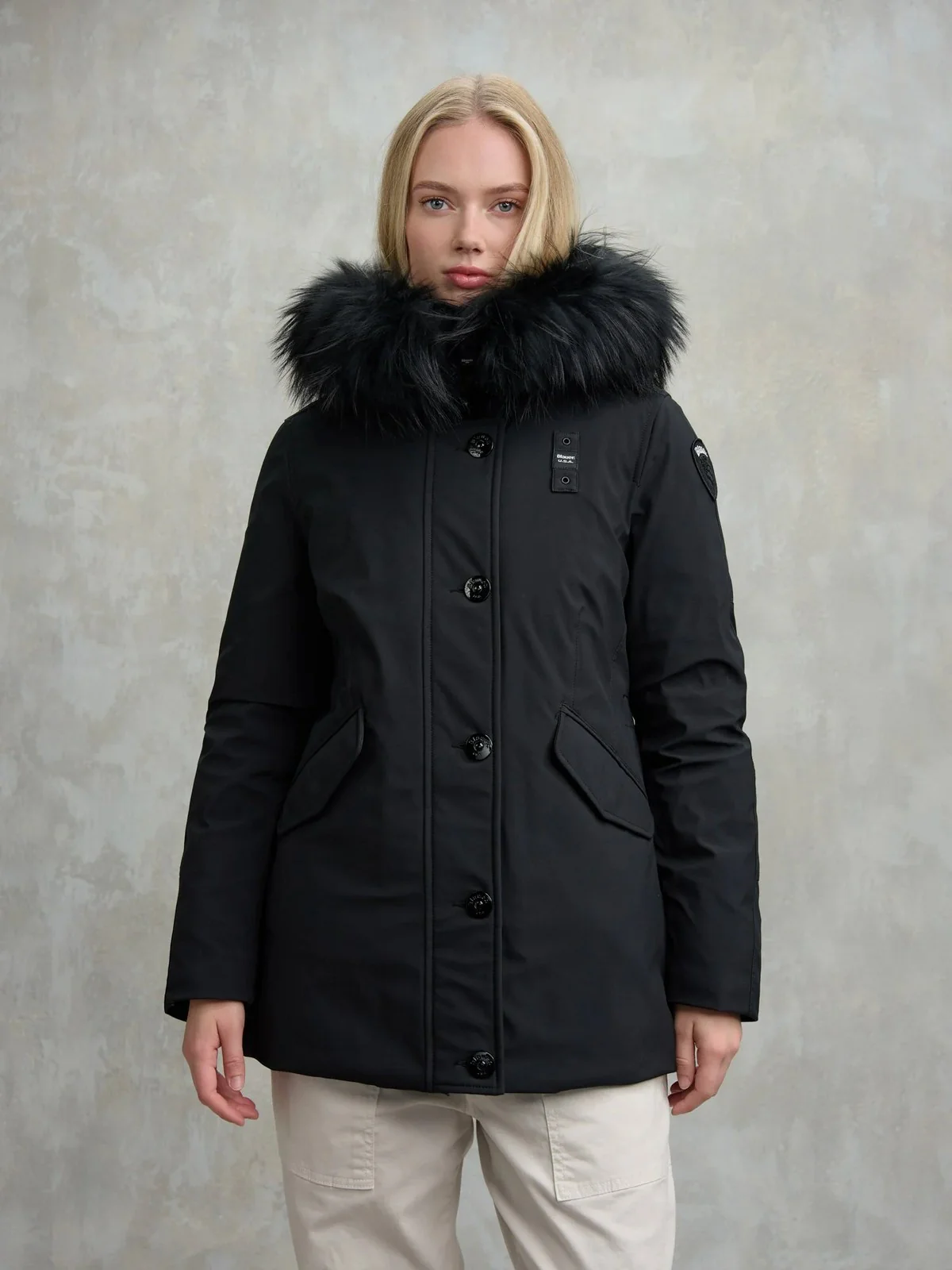 BLAUER parka Donna IRMA 25WBLDB03191 007294 999 Nero - Image 5