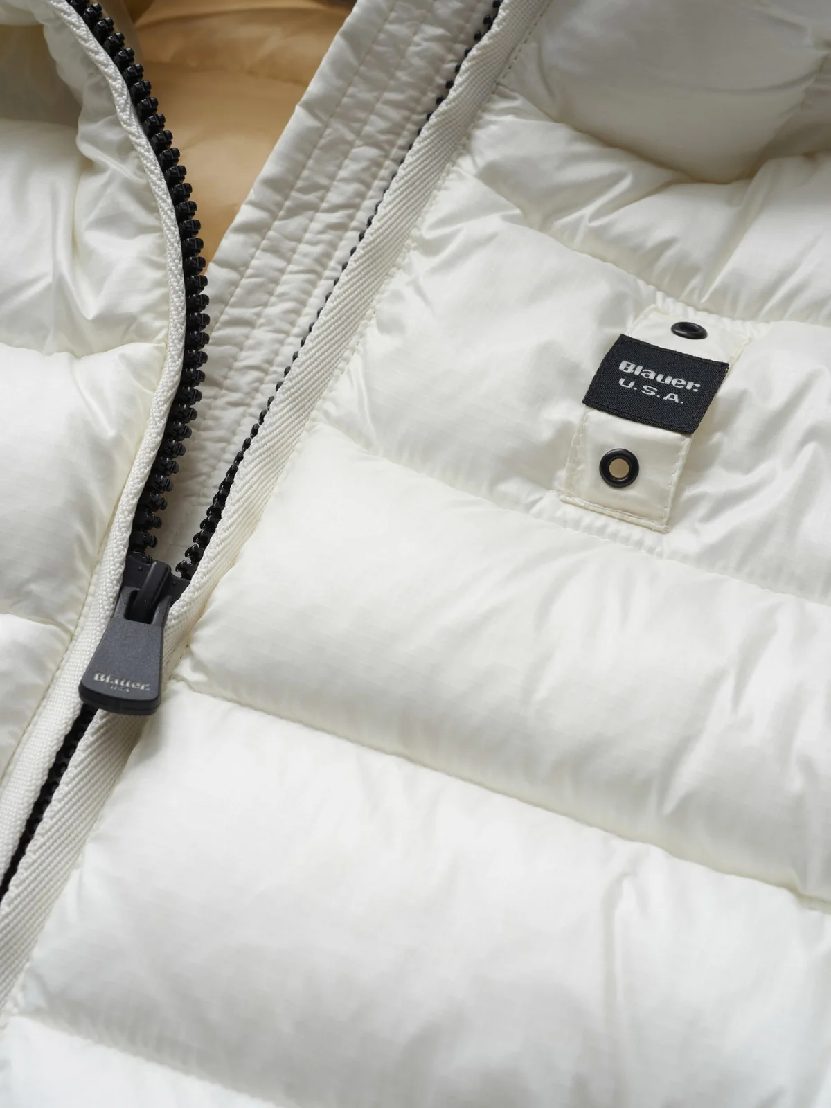 BLAUER Piumino Donna  23WBLDC02114 006648 102TT Bianco - Image 3