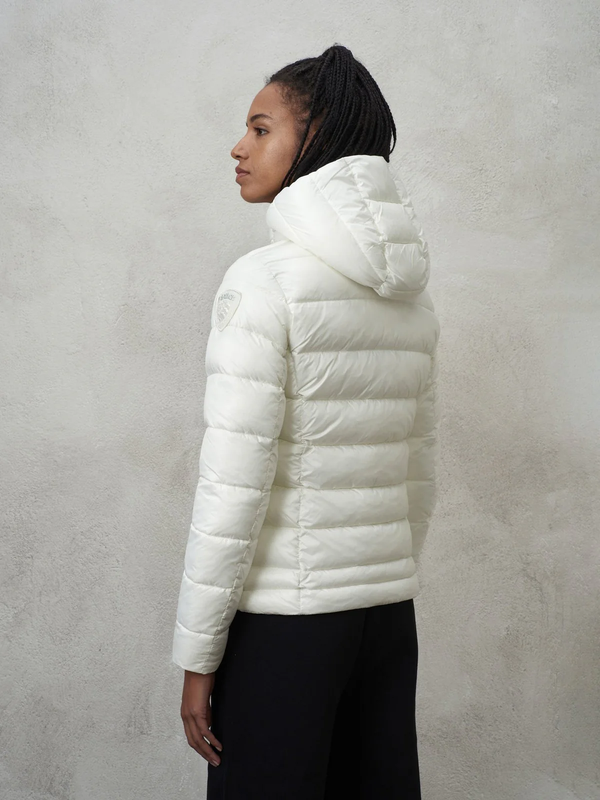 BLAUER Piumino Donna  23WBLDC02114 006648 102TT Bianco - Image 4