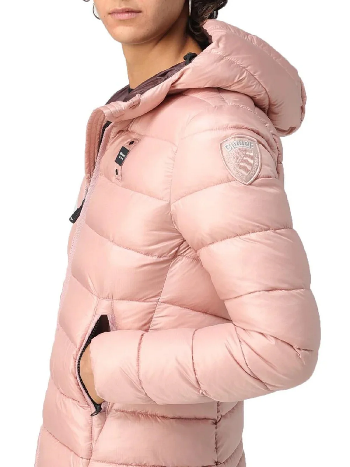 BLAUER Piumino Donna  23WBLDC02114 006648 520OA Rosa - Image 3