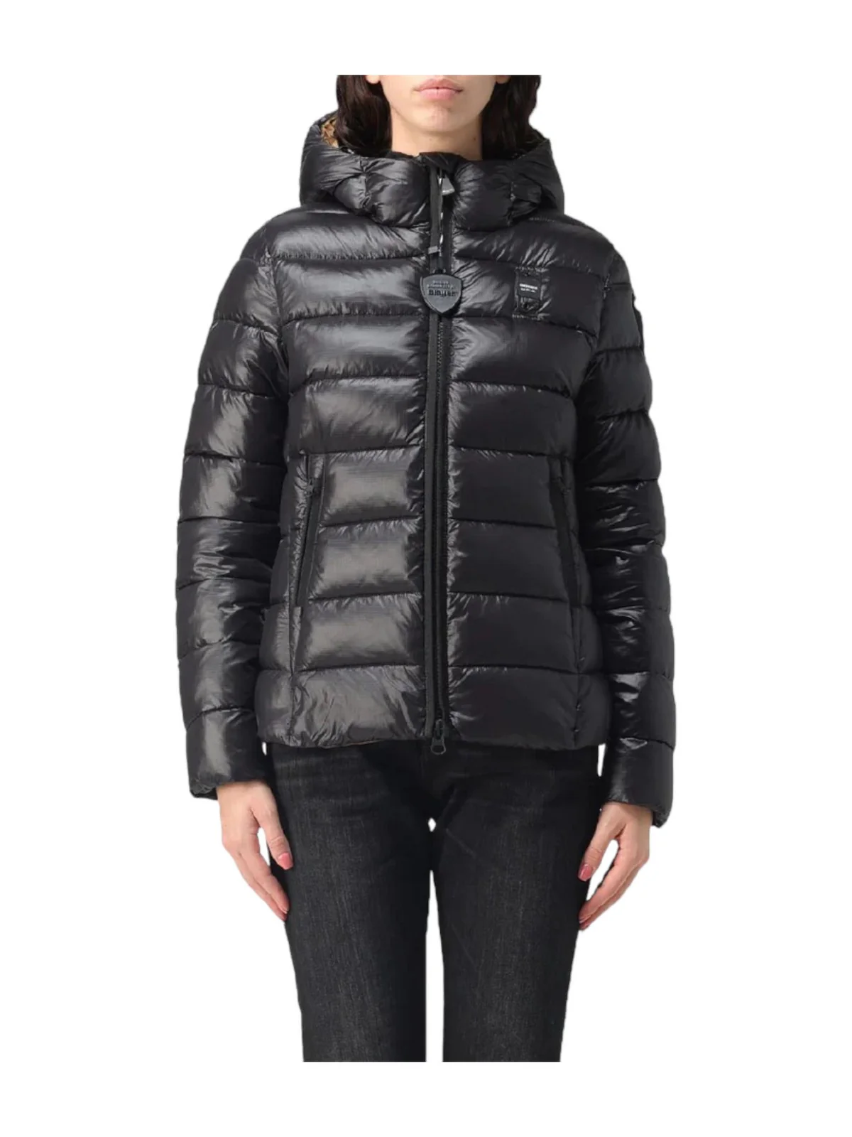 BLAUER Piumino Donna  23WBLDC02114 006648 999BA Nero - Image 2