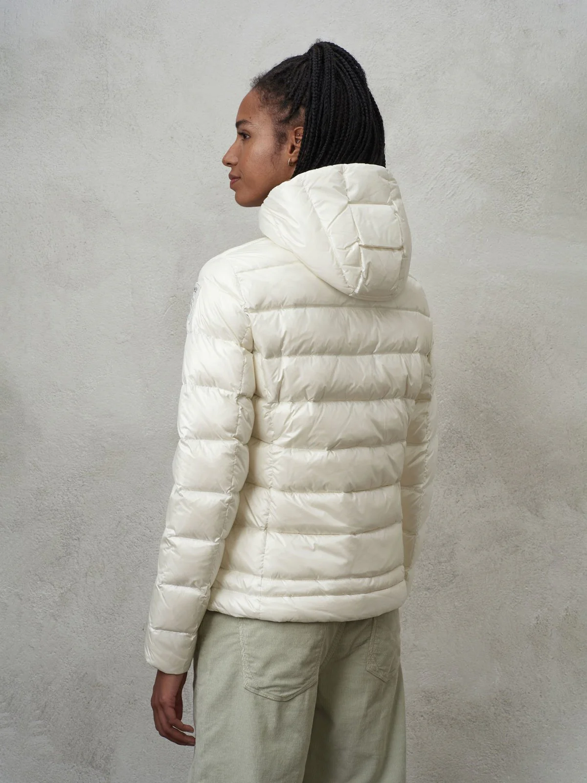 BLAUER Piumino Donna  23WBLDC03089 005050 102TT Bianco - Image 4