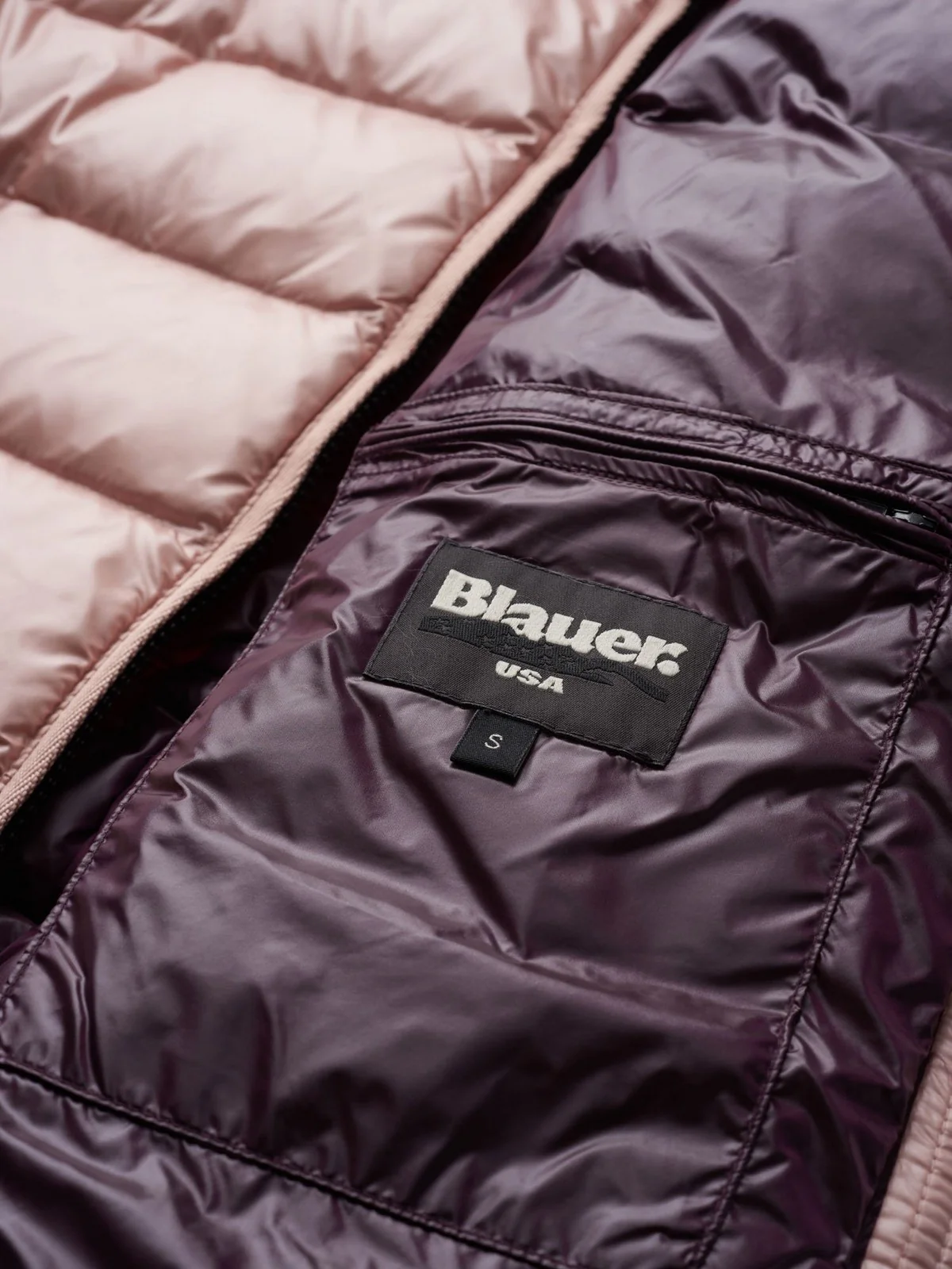 BLAUER Piumino Donna 23WBLDC03089 005050 520OA Rosa - Image 3