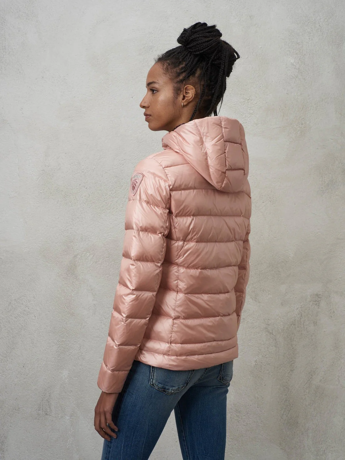 BLAUER Piumino Donna 23WBLDC03089 005050 520OA Rosa - Image 4