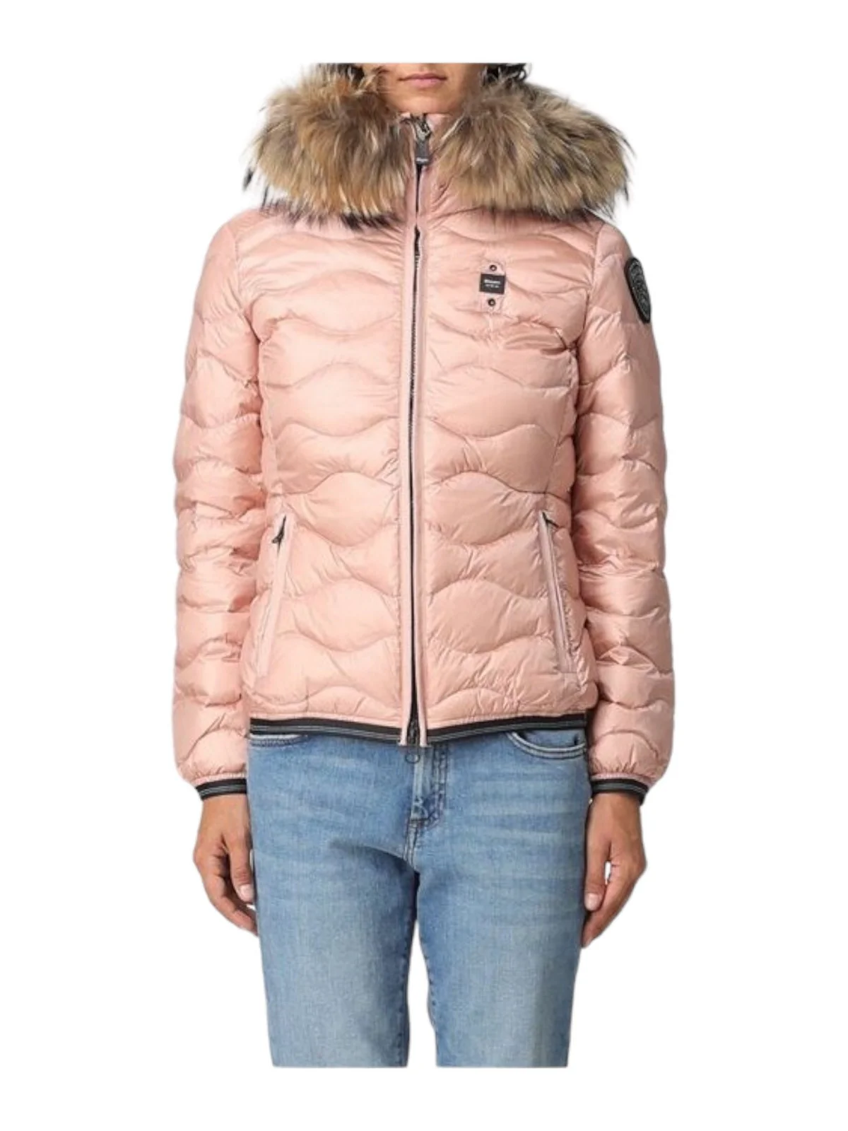 BLAUER Piumino Donna  23WBLDC03093 006047 520 Rosa - Image 3