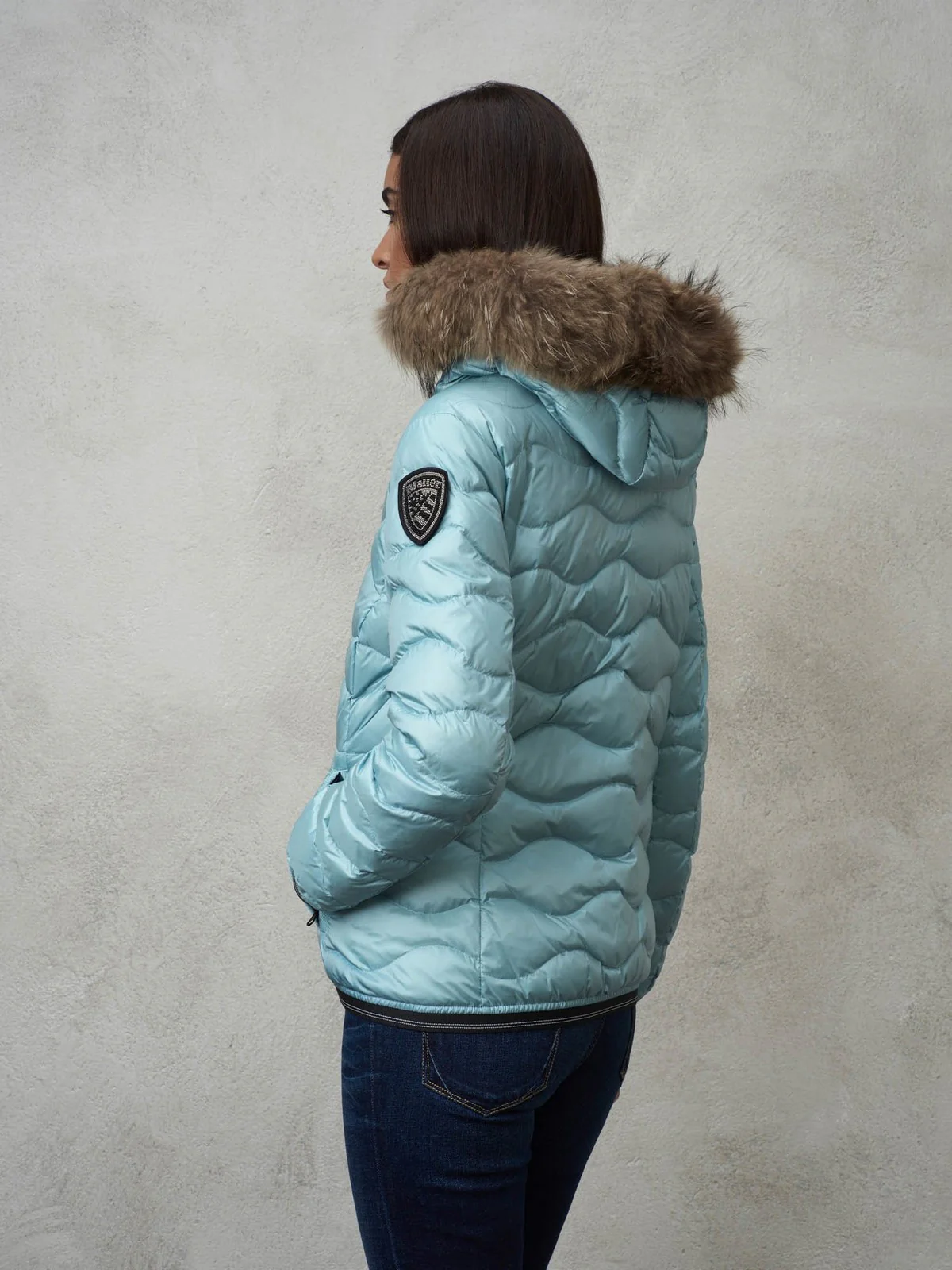 BLAUER Piumino Donna  23WBLDC03093 006047 963 Blu - Image 4