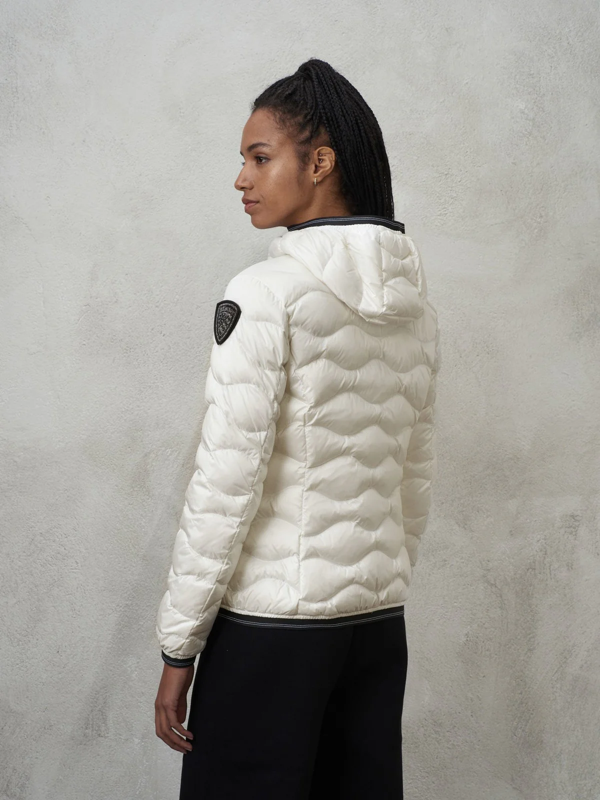 BLAUER Piumino Donna  23WBLDC03095 006047 102 Bianco - Image 4