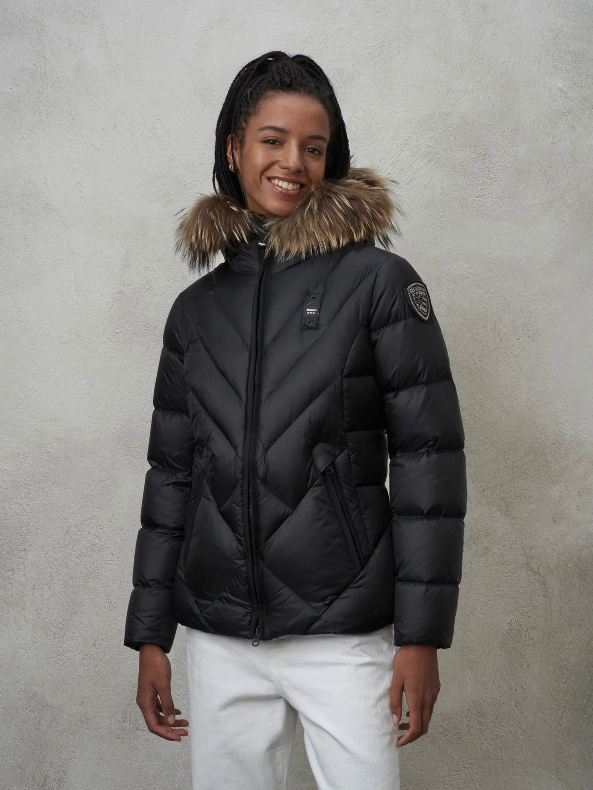 BLAUER Piumino Donna  23WBLDC03141 006047 999TT Nero - Image 2