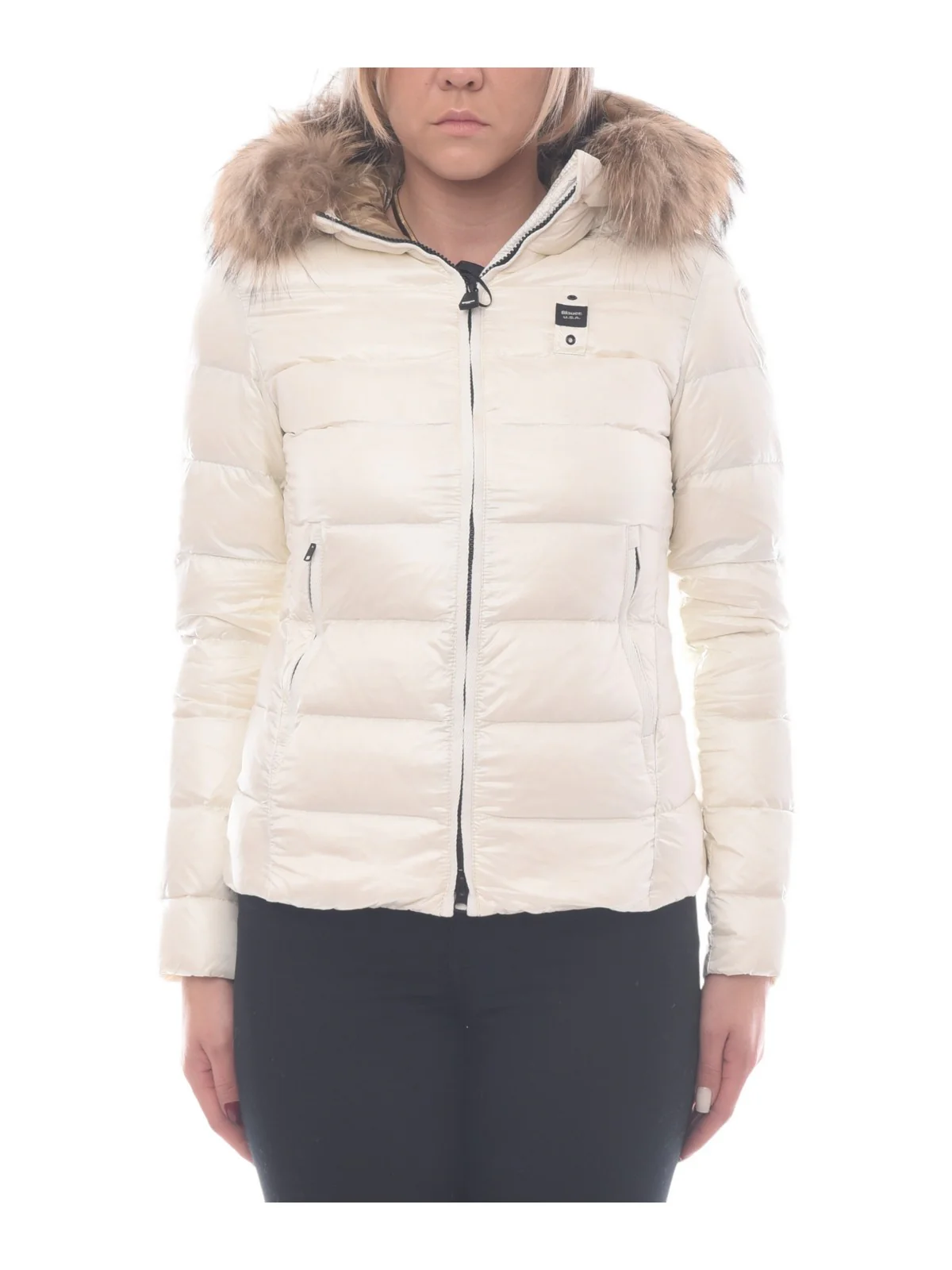BLAUER Piumino Donna 23WBLDC03148 005050 102TT Bianco
