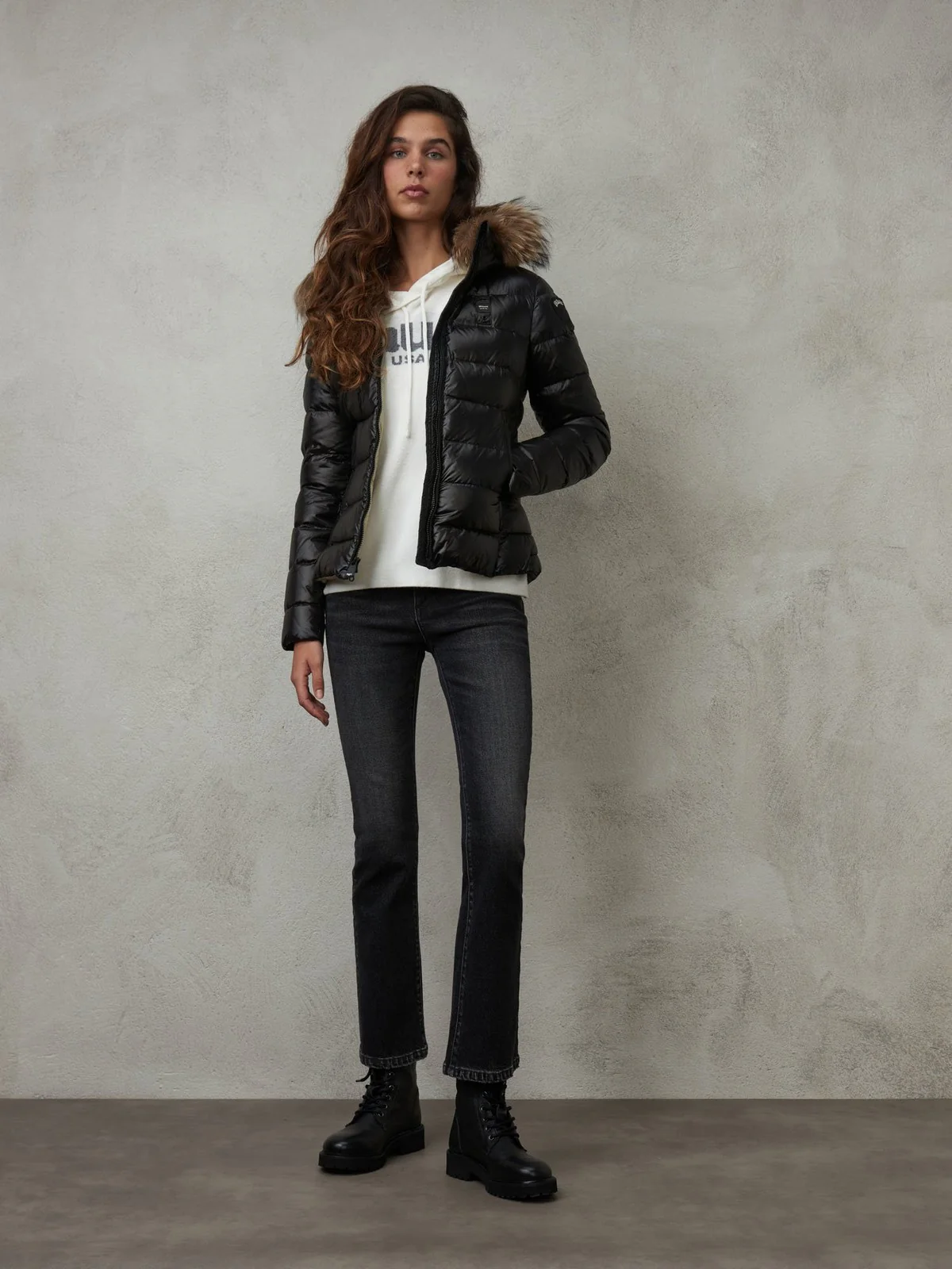 BLAUER Piumino Donna  23WBLDC03148 005050 999EL Nero - Image 5