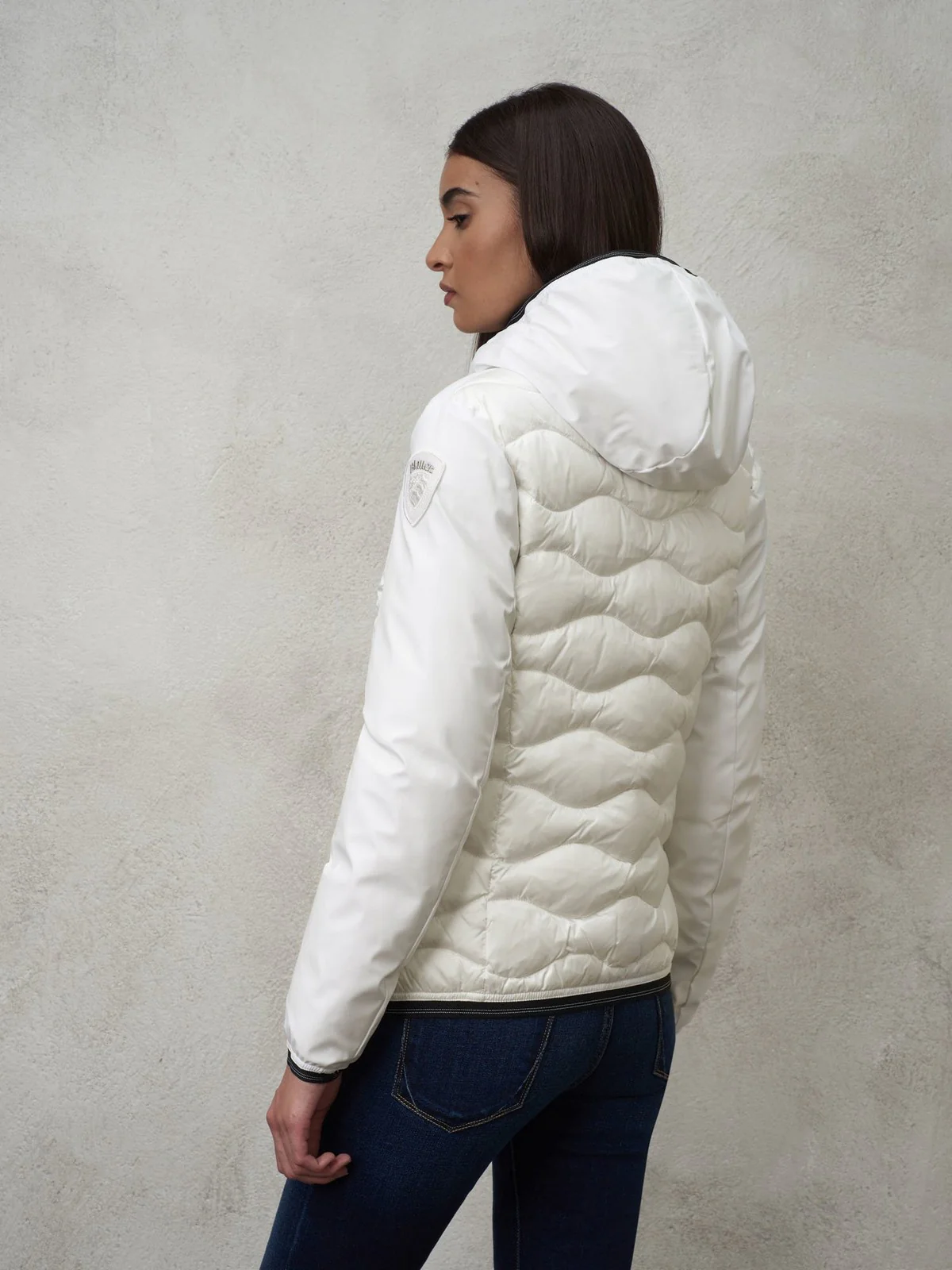BLAUER Piumino Donna  23WBLDC08108 006628 102 Bianco - Image 4