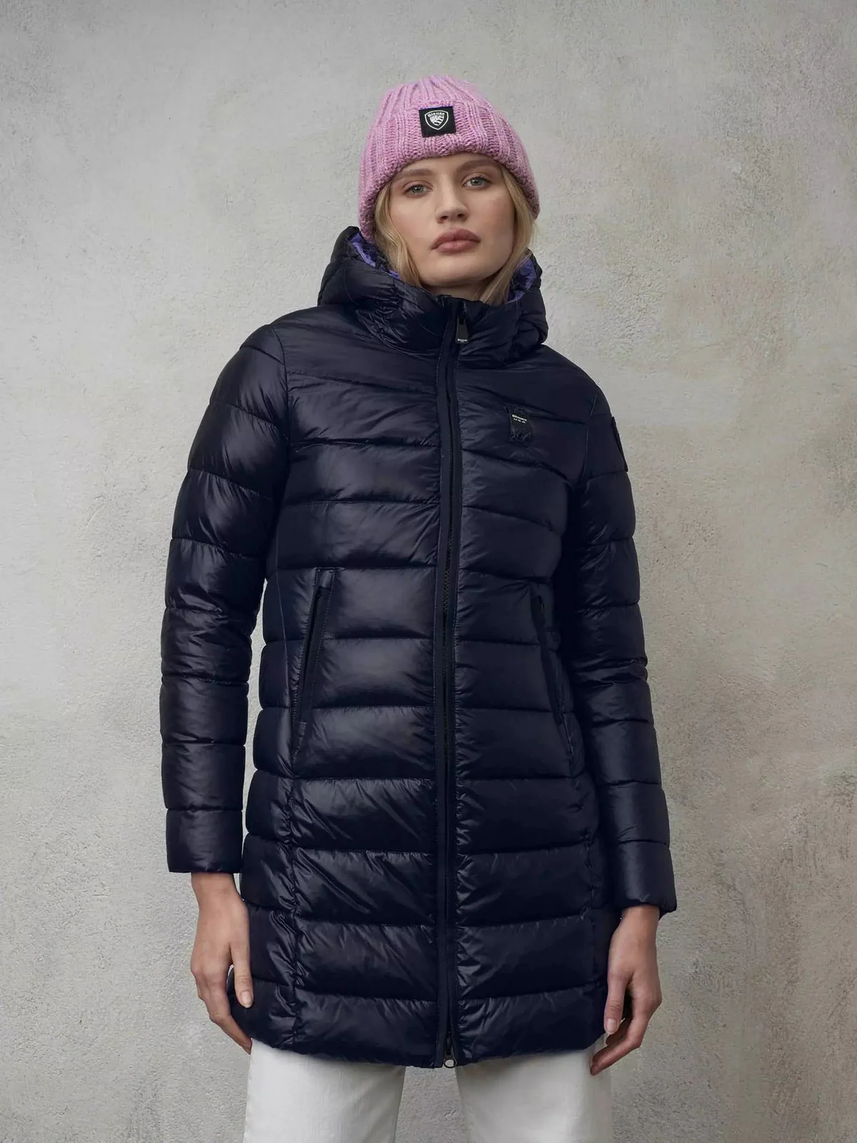 BLAUER Piumino Donna  23WBLDK02113 006648 888VU Blu - Image 2