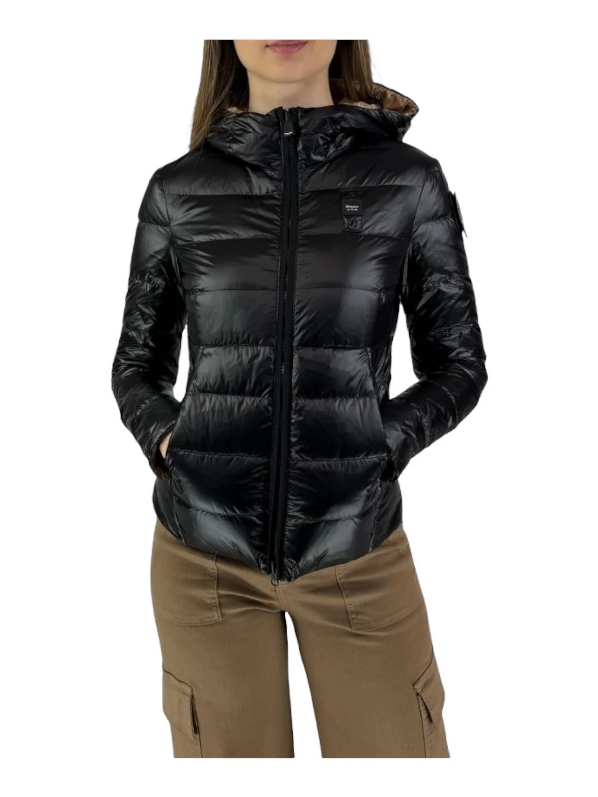 BLAUER Piumino Donna 24SBLDC03049 005050 999 Nero - Image 2