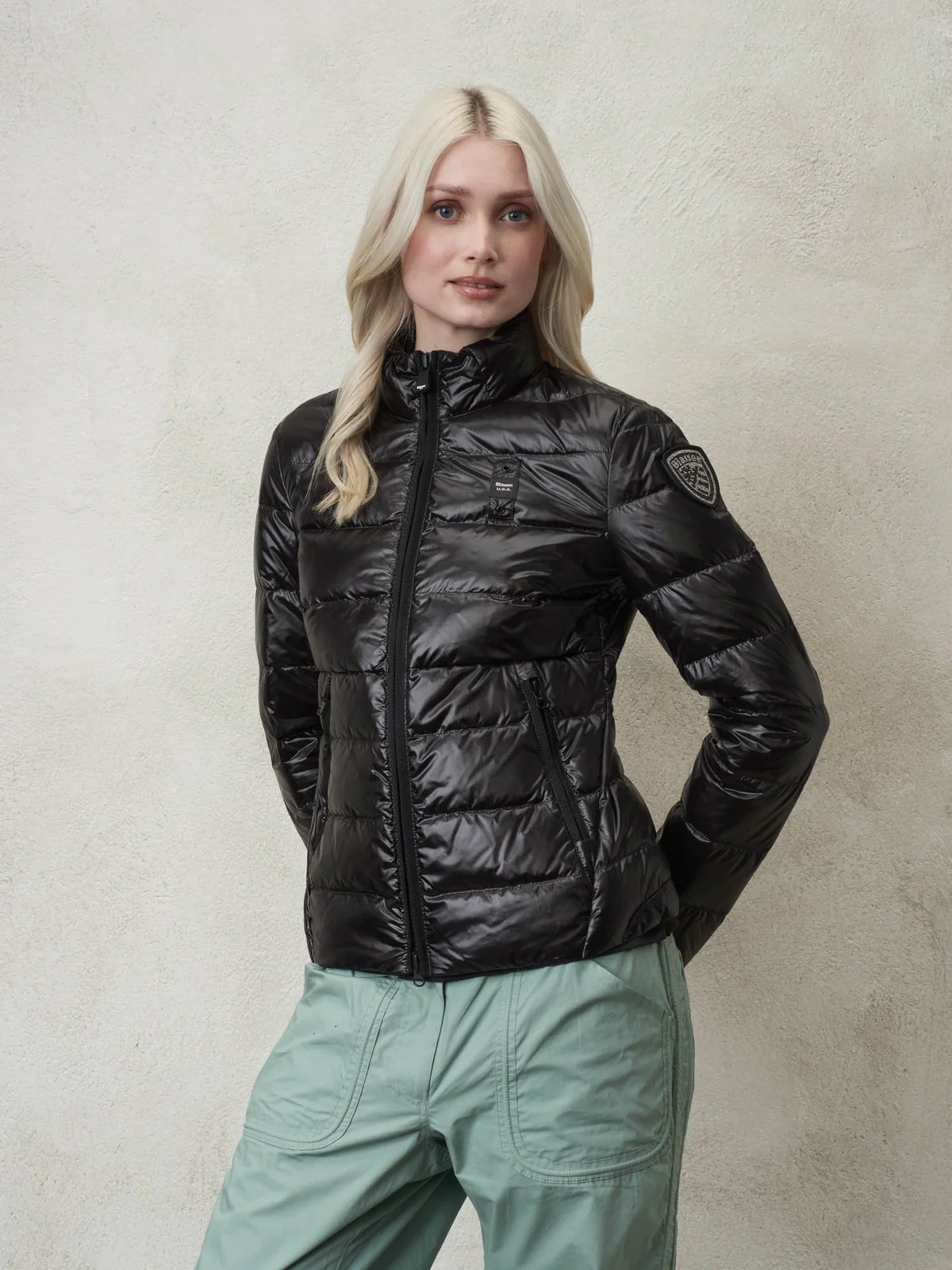 BLAUER Piumino Donna  24SBLDC03050 005050 999 Nero - Image 2