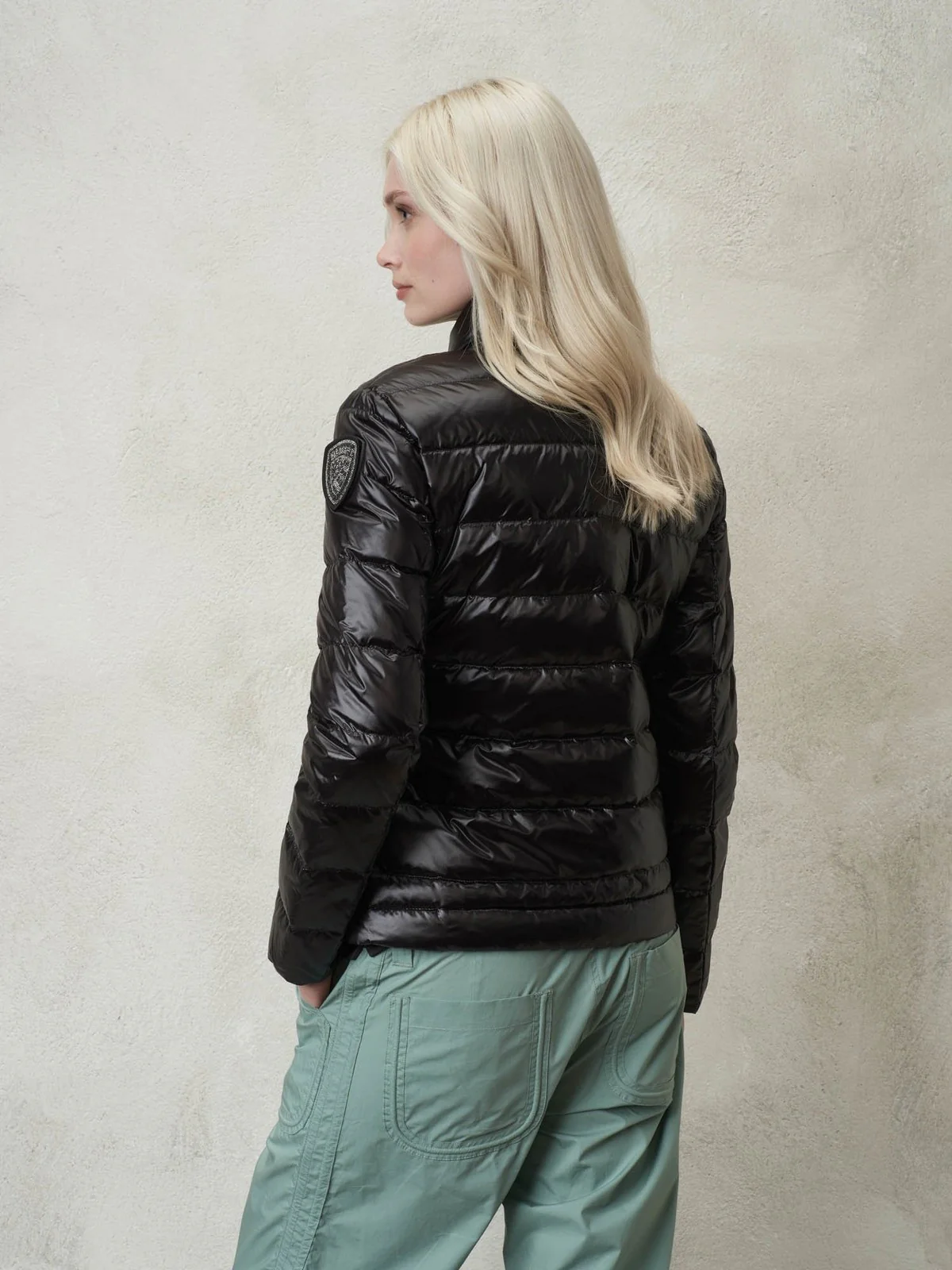 BLAUER Piumino Donna  24SBLDC03050 005050 999 Nero - Image 4
