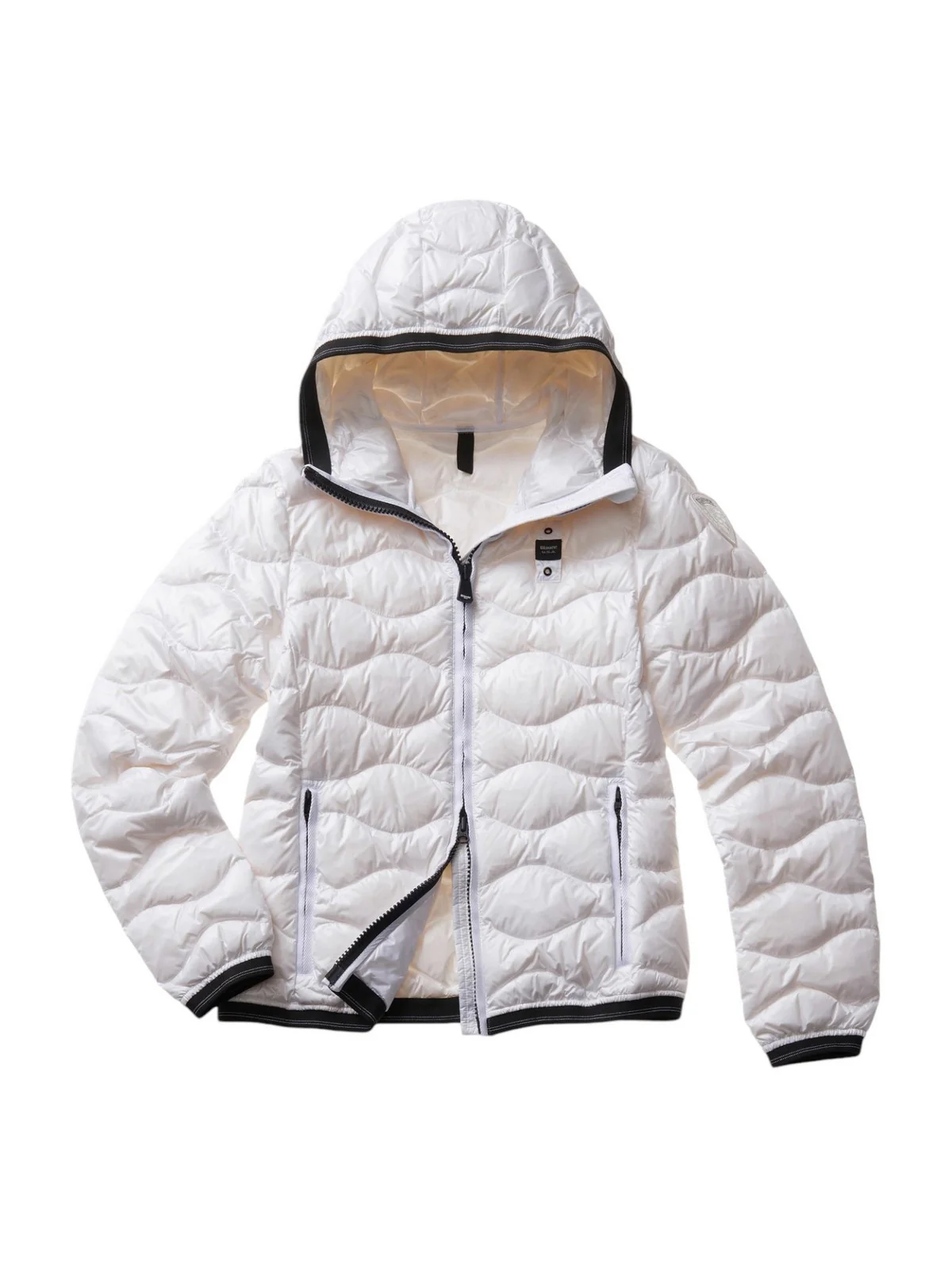 BLAUER Piumino Donna 24SBLDC03051 005050 100 Bianco