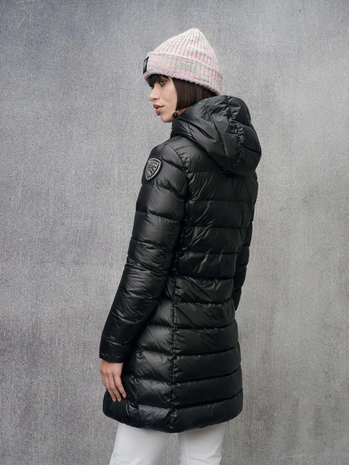 BLAUER Piumino Donna AGNES 24WBLDK03037 006950 999RD Nero - Image 4