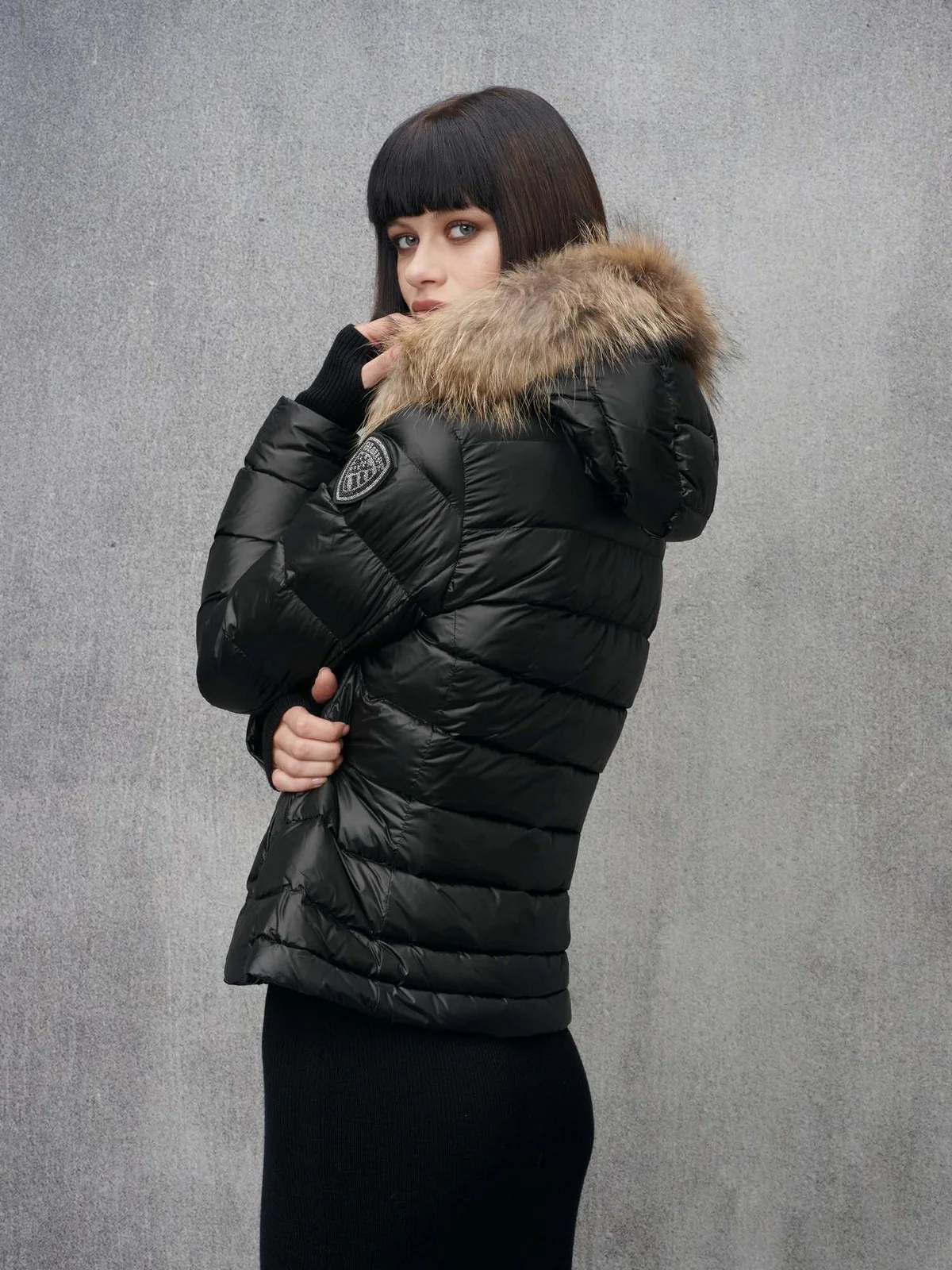 BLAUER Piumino Donna ARCADIA 24WBLDC03038 006950 999RD Nero - Image 3