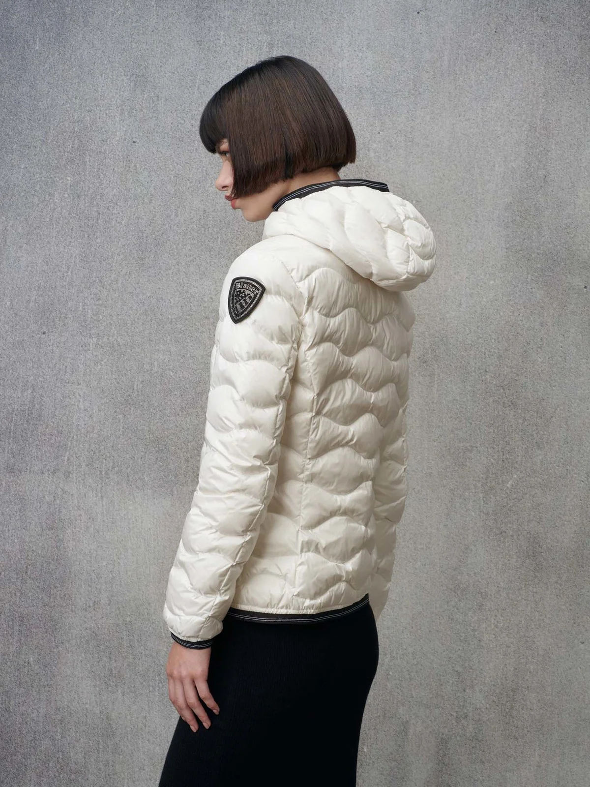 BLAUER Piumino Donna CAMELIA 24WBLDC03047 006047 100BI Bianco - Image 3
