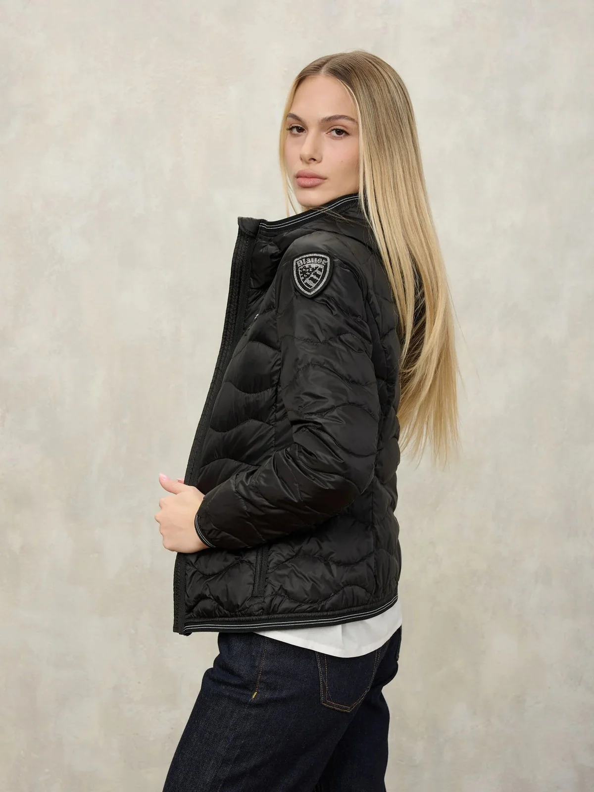 BLAUER Piumino Donna CAMELIA 26SBLDC03169 007455 999 Nero - Image 3