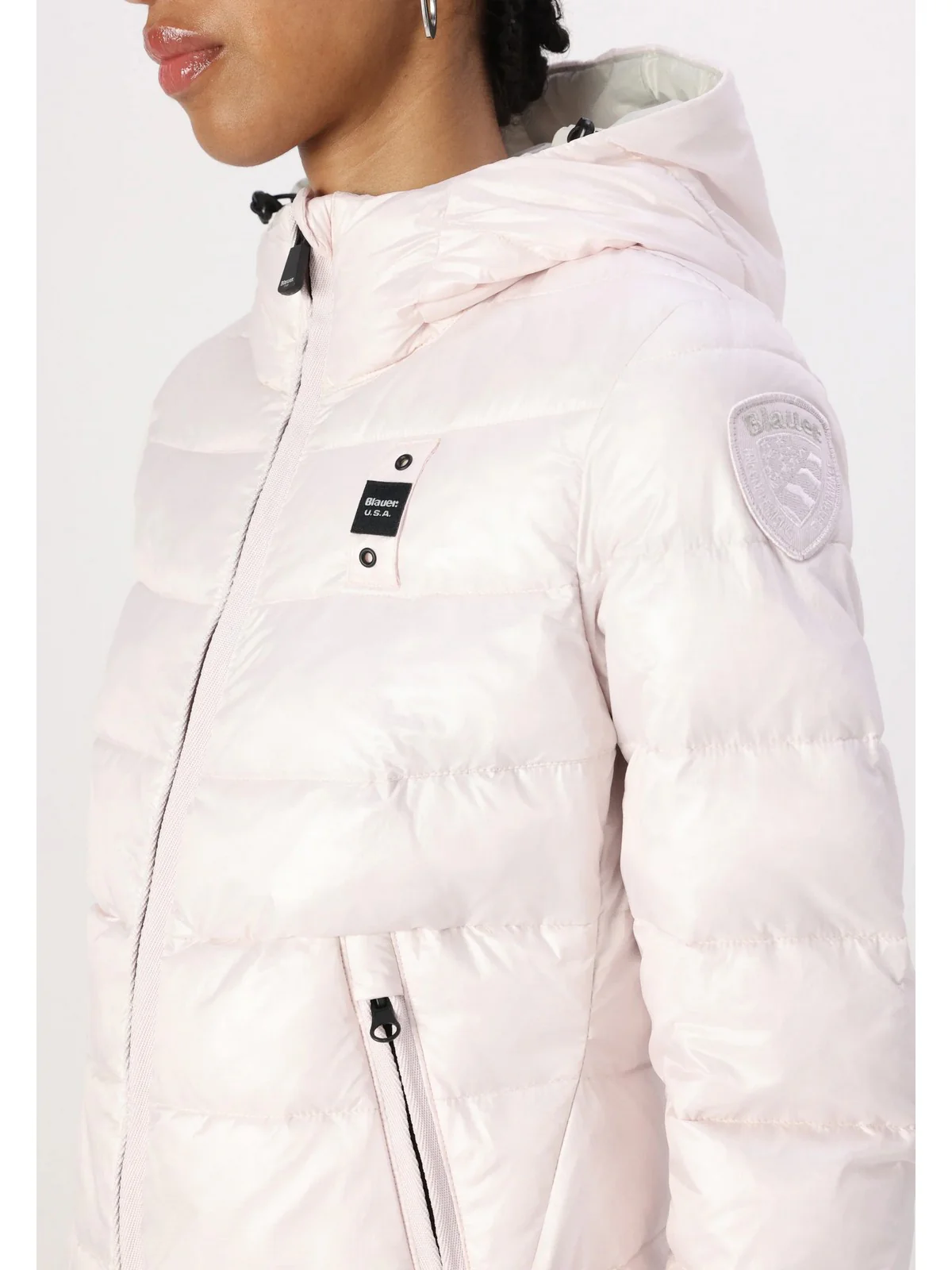 BLAUER Piumino Donna CAROLL 25SBLDC02234 006648 100 BIANCO OTTICO - Image 3
