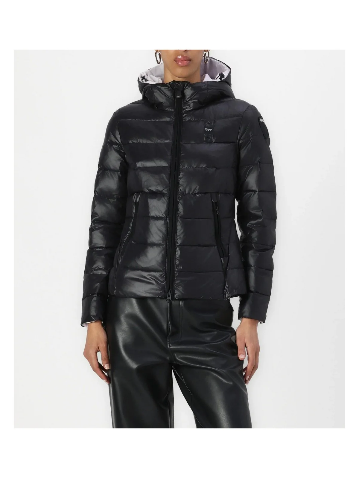 BLAUER Piumino Donna CAROLL 25SBLDC02234 006648 999 NERO - Image 2