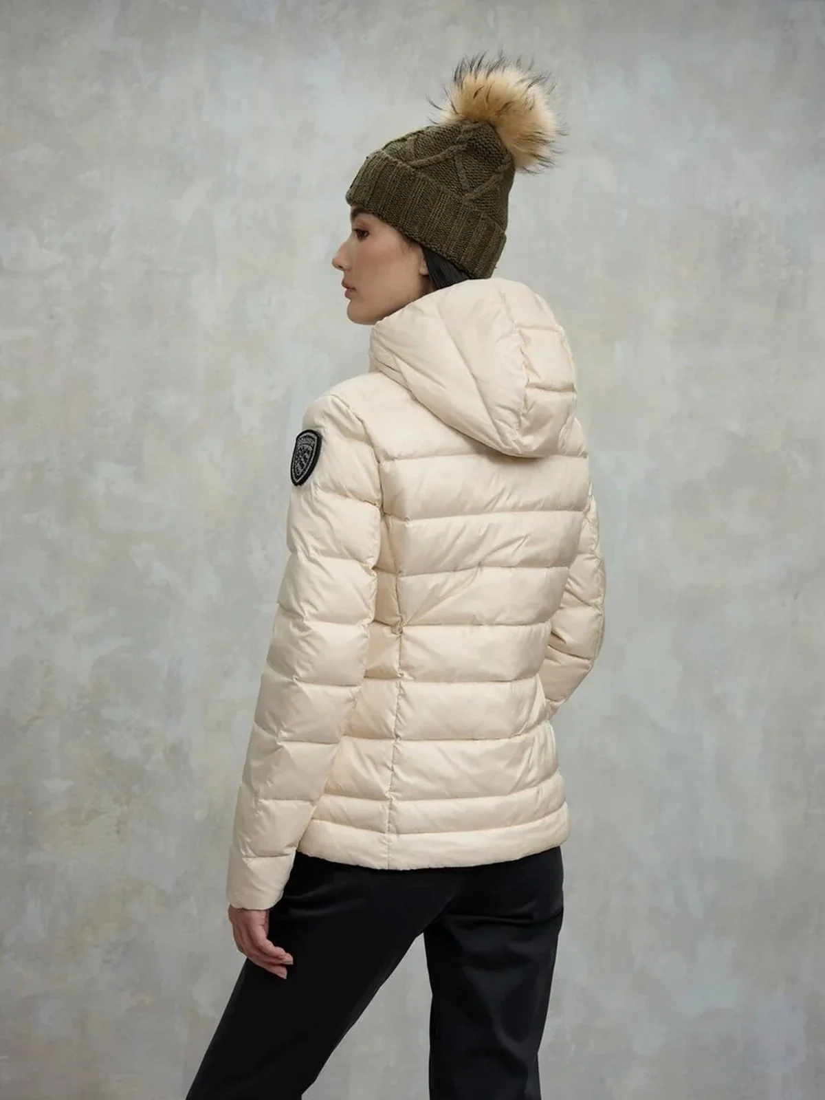BLAUER Piumino Donna CHARME 25WBLDC03100 006047 907GG GRIGIO MATTINO int. GRIGIO NEBBIA - Image 3