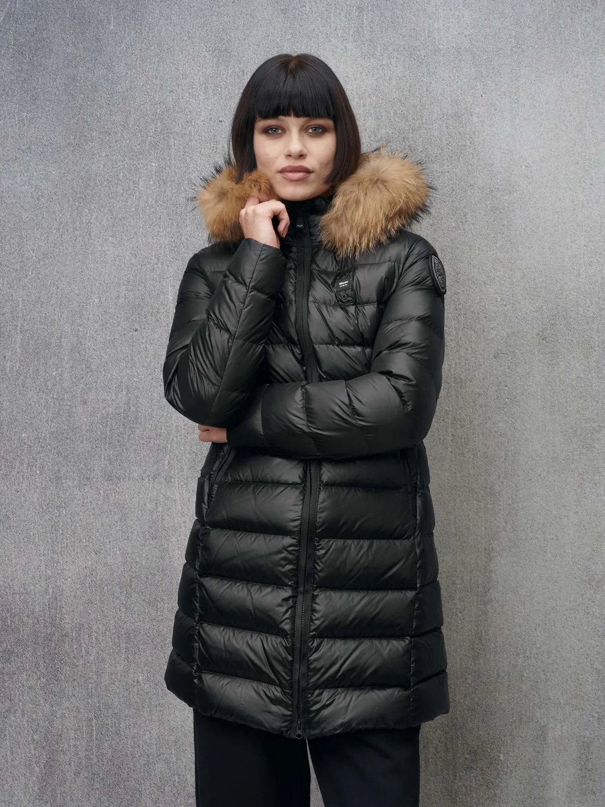 BLAUER Piumino Donna Kristin 24WBLDK03039 006950 999RD Nero - Image 2