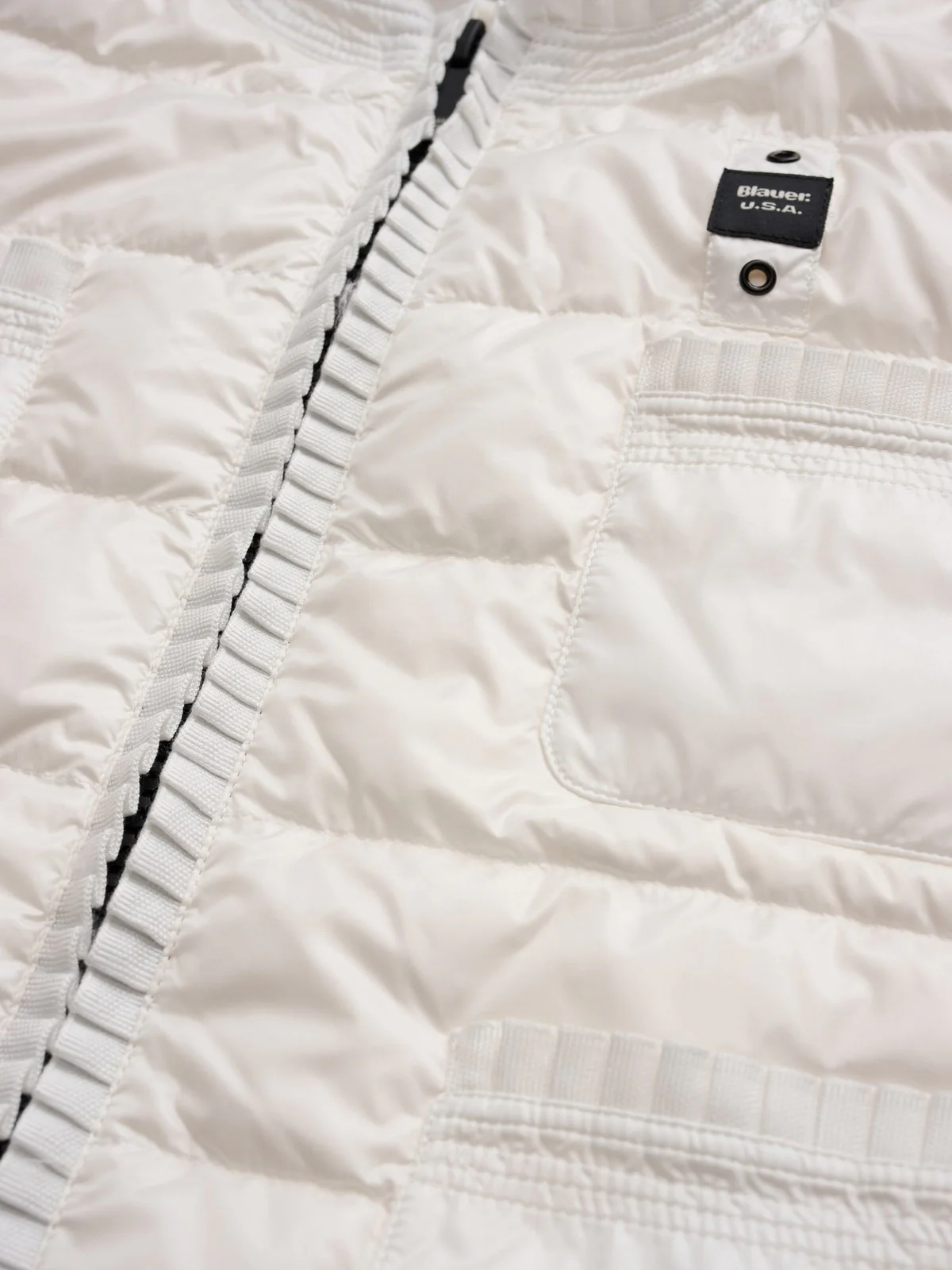 BLAUER Piumino Donna ROSA 25SBLDC03007 006950 100 Bianco - Image 5